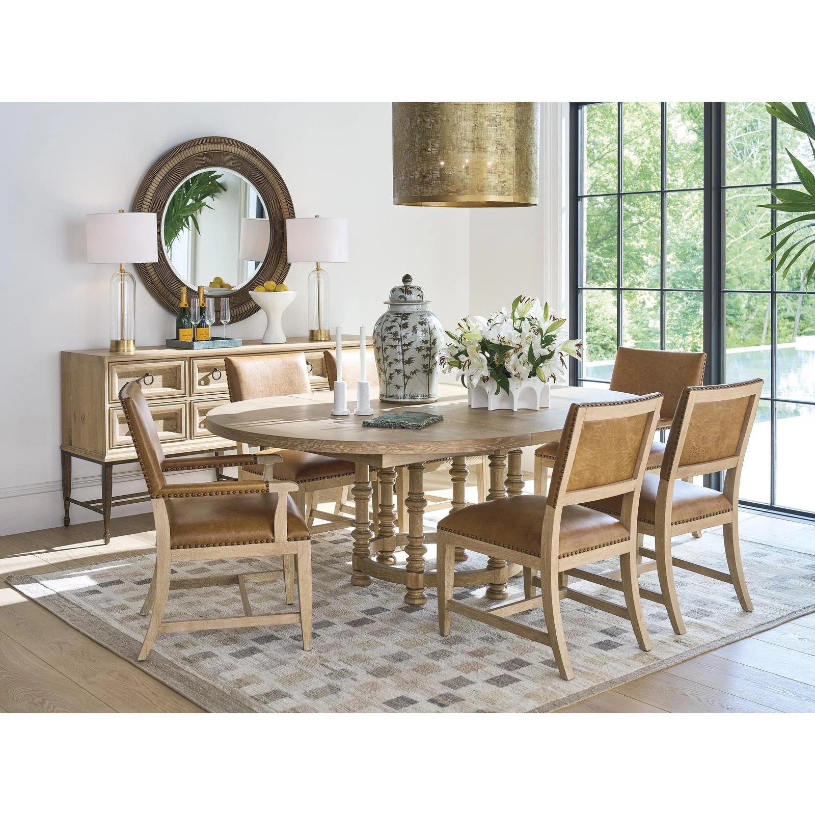 Barclay Butera Montecito Ennisbrook Round Dining Table - Image 2