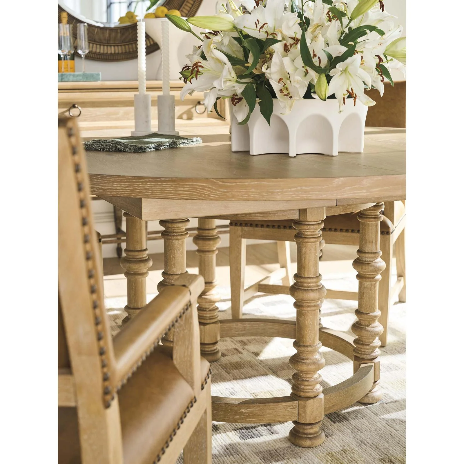 Barclay Butera Montecito Ennisbrook Round Dining Table - Image 3