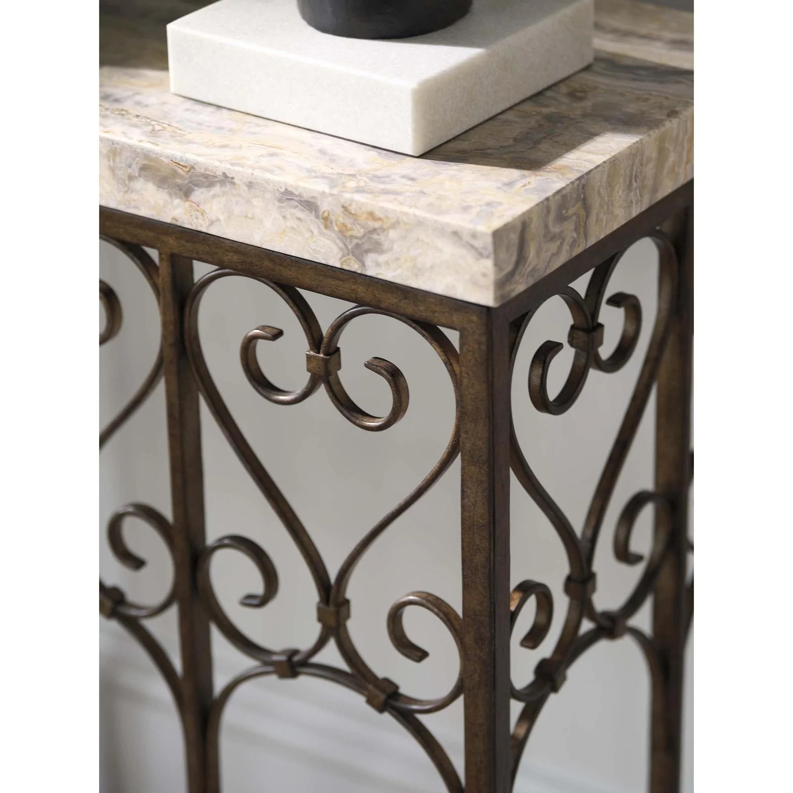 Barclay Butera Montecito Fletcher Metal Console Table - Image 3