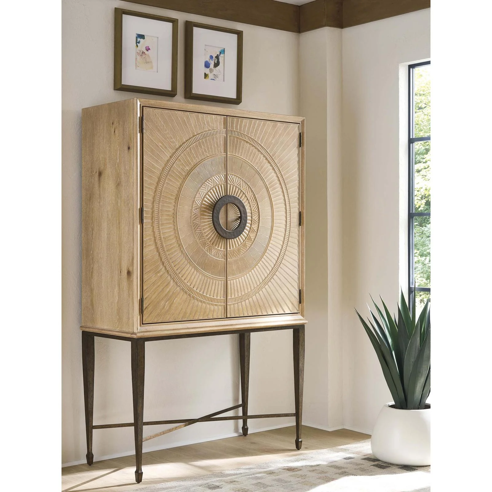 Barclay Butera Montecito Hammond Bar Cabinet - Image 2