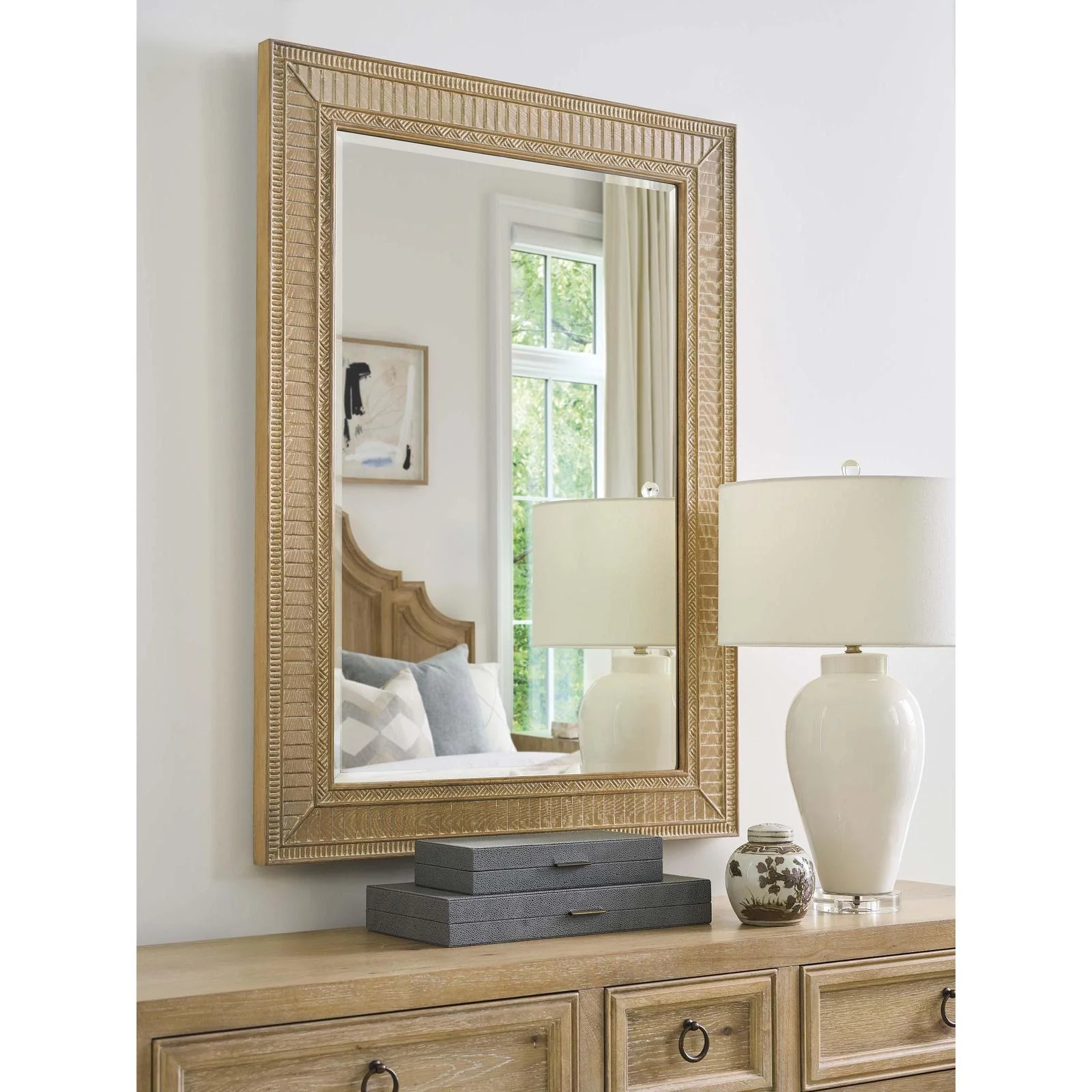 Barclay Butera Montecito Harmon Rectangular Mirror - Image 2