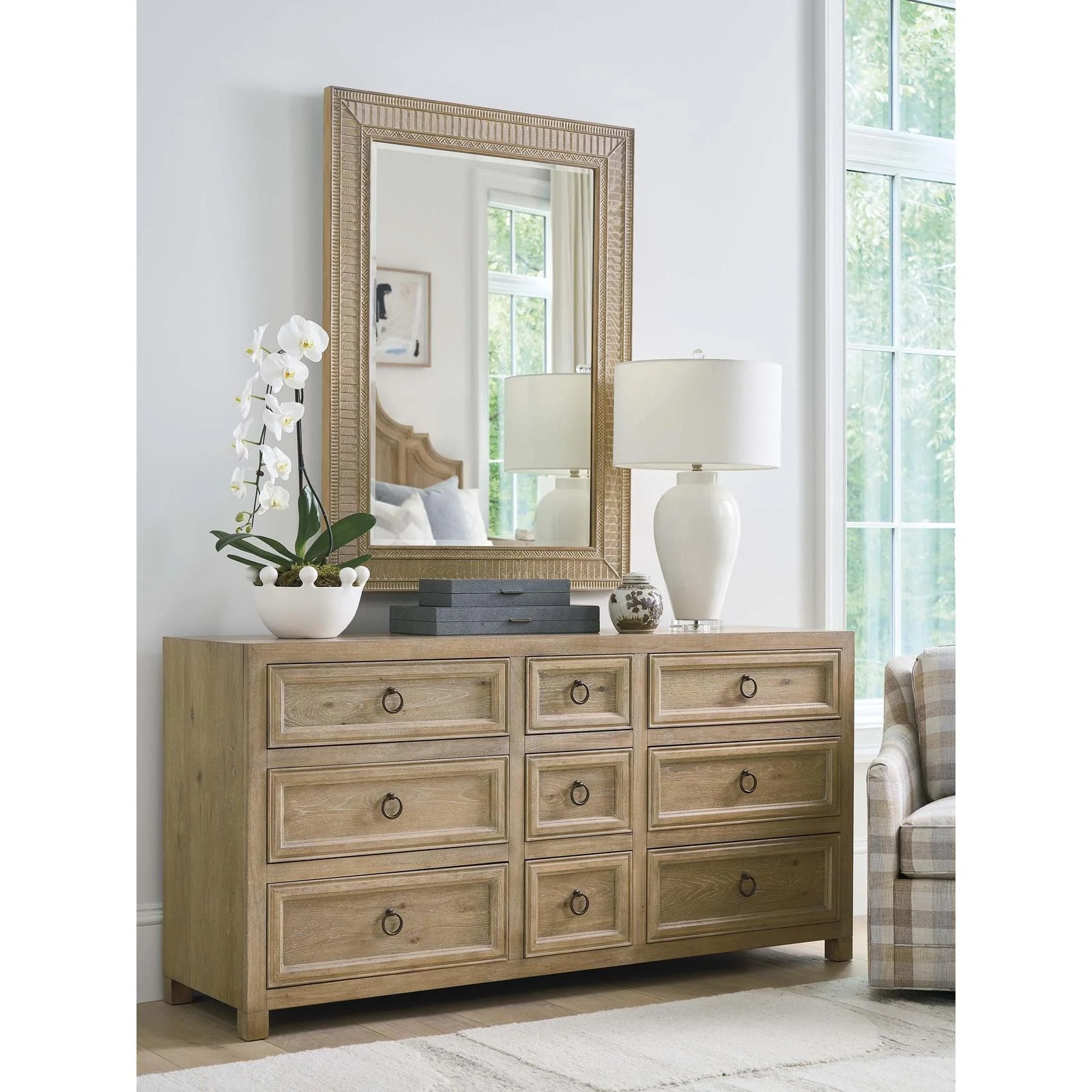 Barclay Butera Montecito Harmon Rectangular Mirror - Image 3