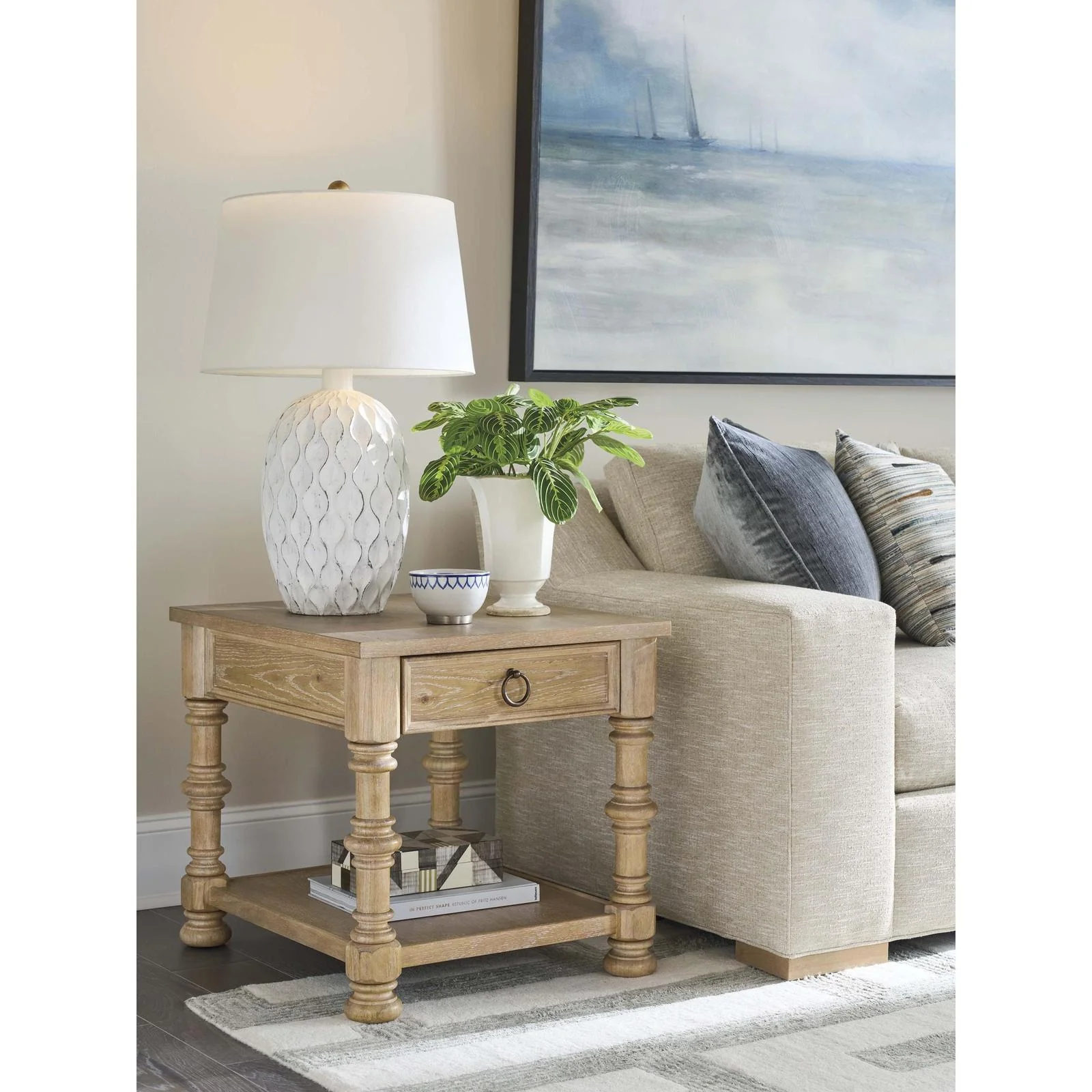 Barclay Butera Montecito Hollister End Table - Image 2