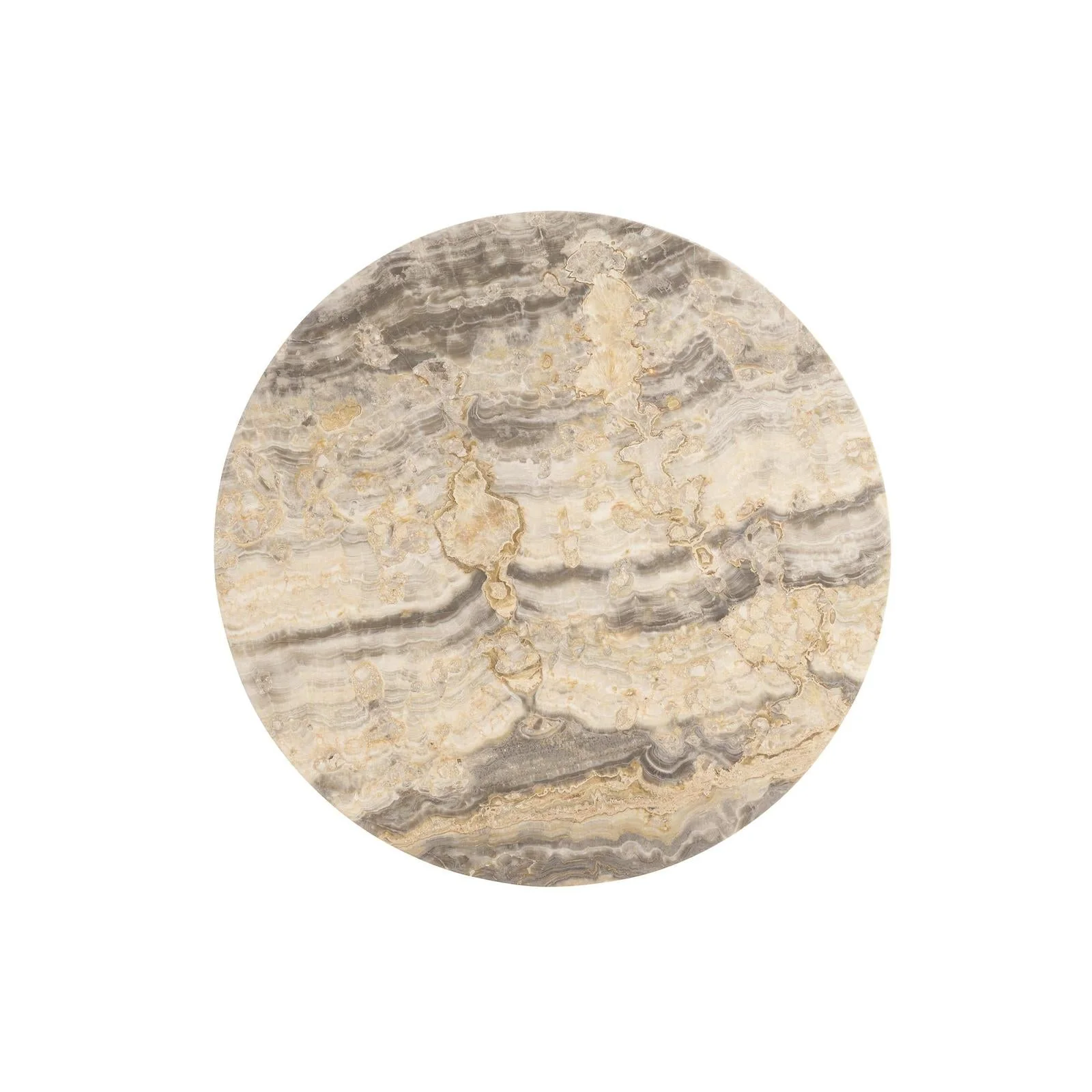 Barclay Butera Montecito Lowery Round Metal Accent Table - Image 3