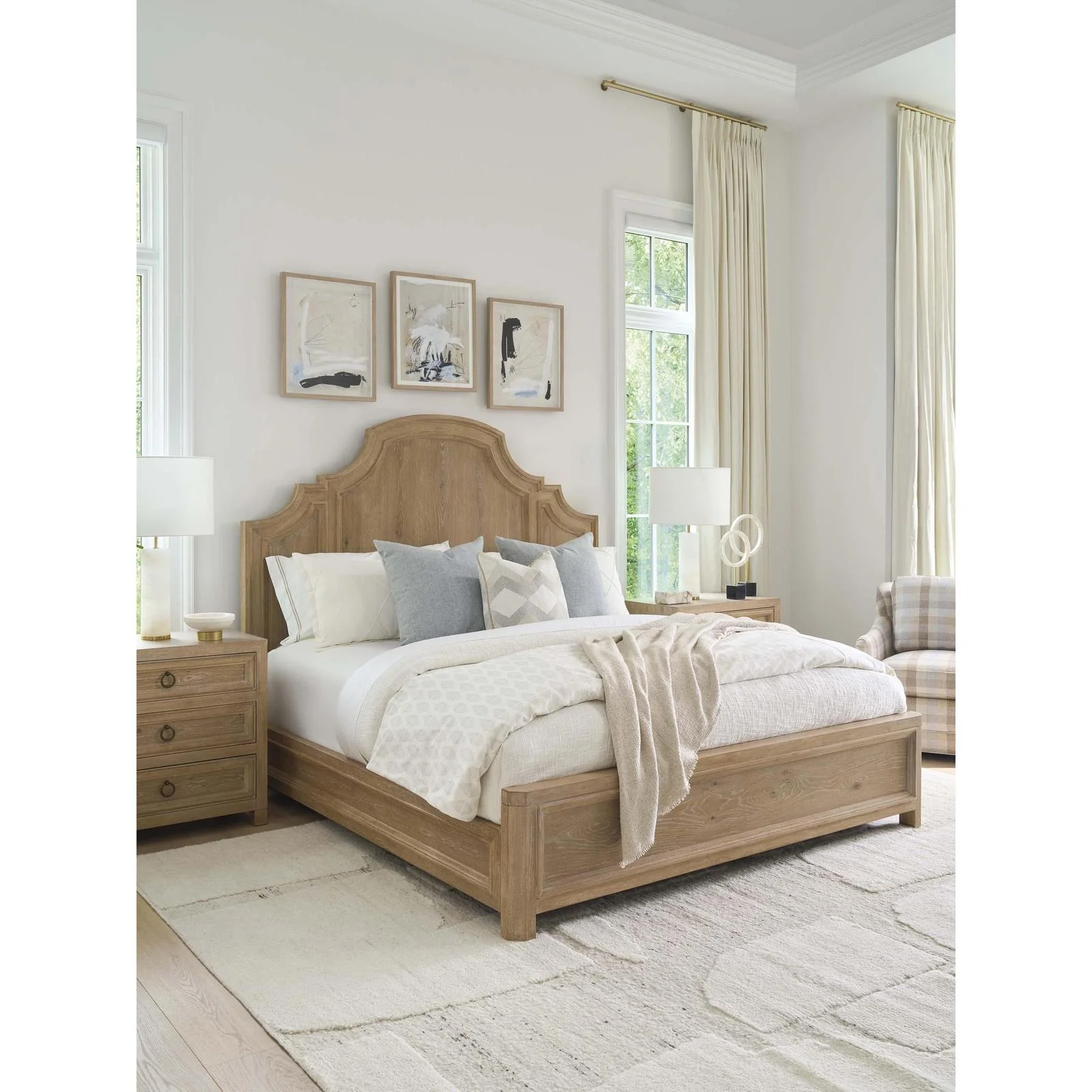 Barclay Butera Montecito Valley Club Panel Bed - Image 3