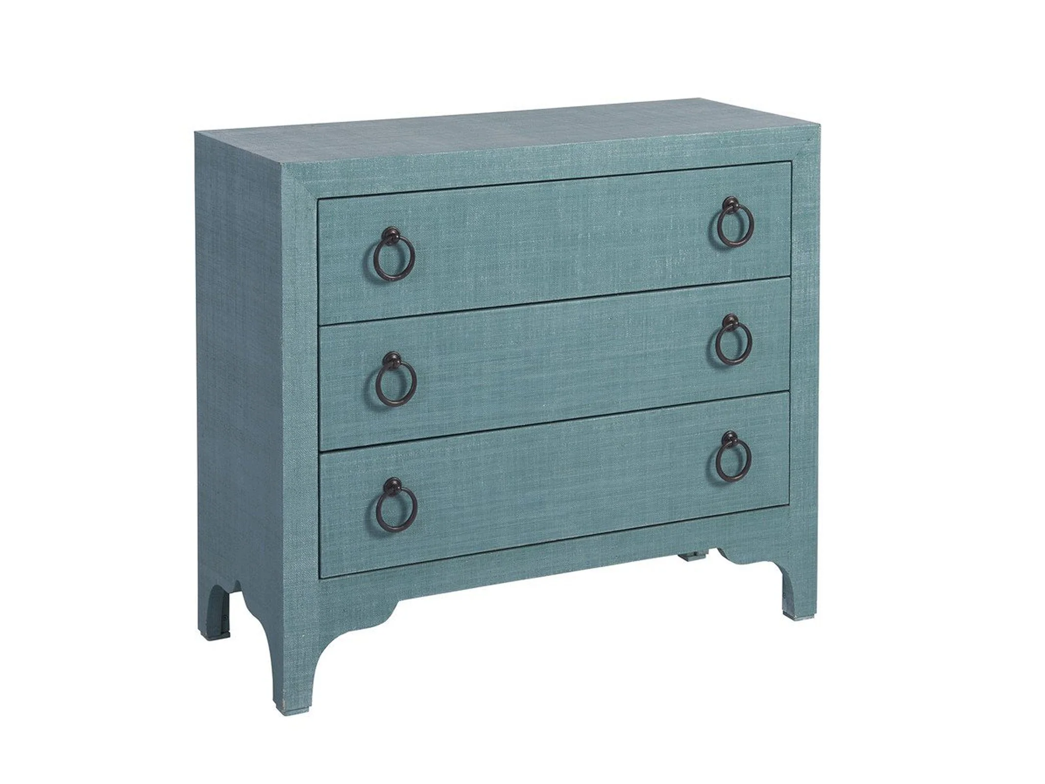 Barclay Butera Newport Balboa Island Raffia Hall Chest - Image 8