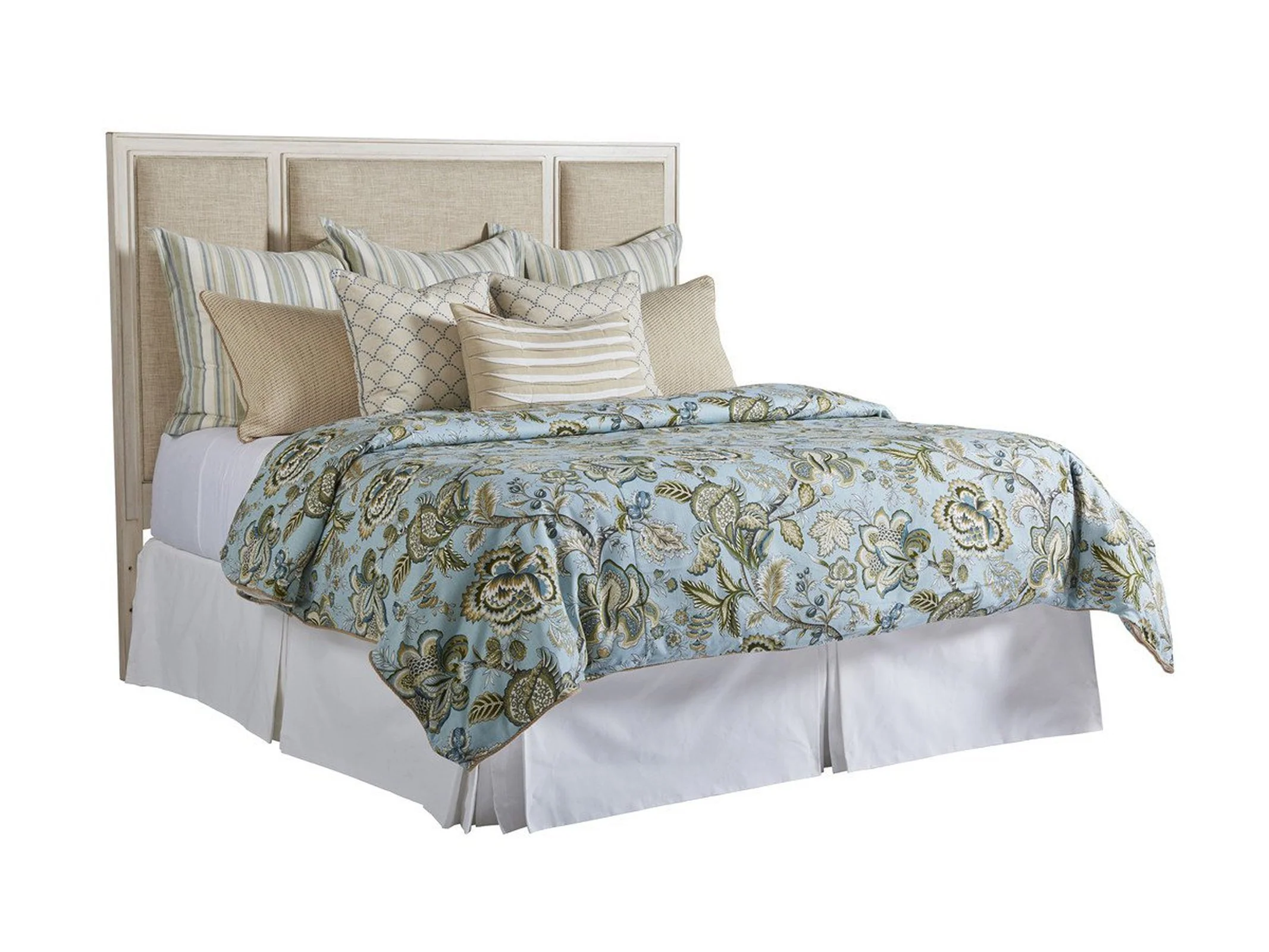 Barclay Butera Newport Crystal Cove Upholstered Panel Bed - Image 2