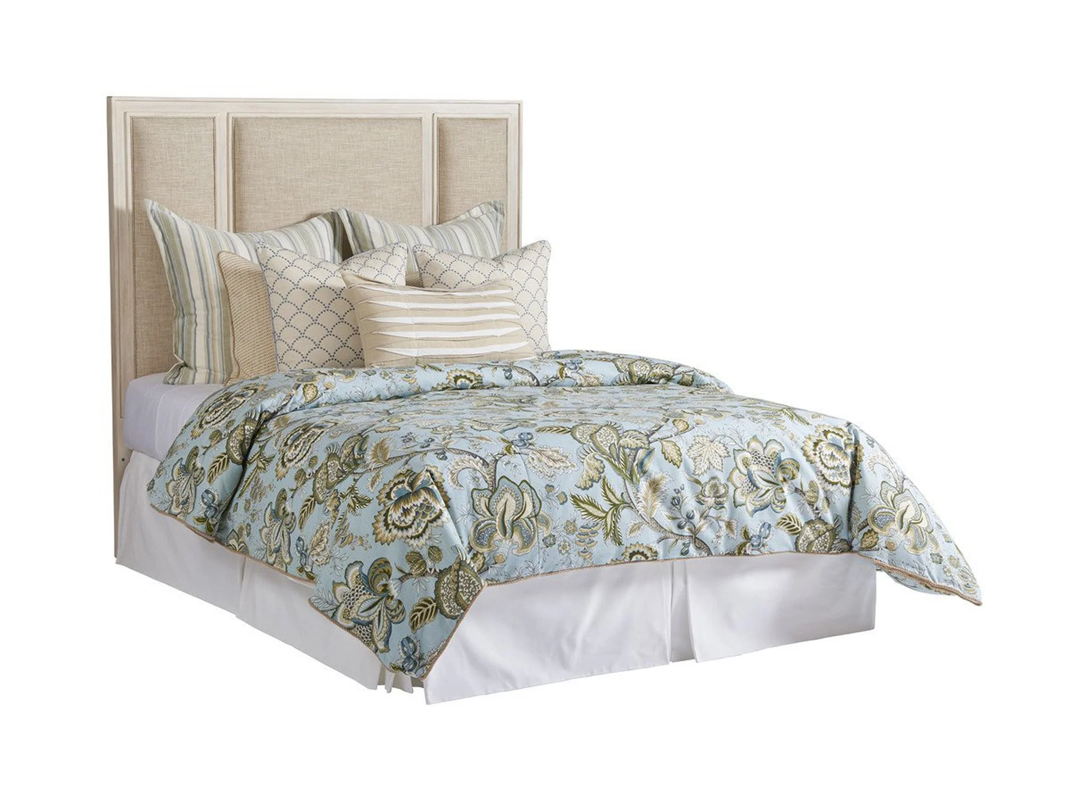 Barclay Butera Newport Crystal Cove Upholstered Panel Bed - Image 3