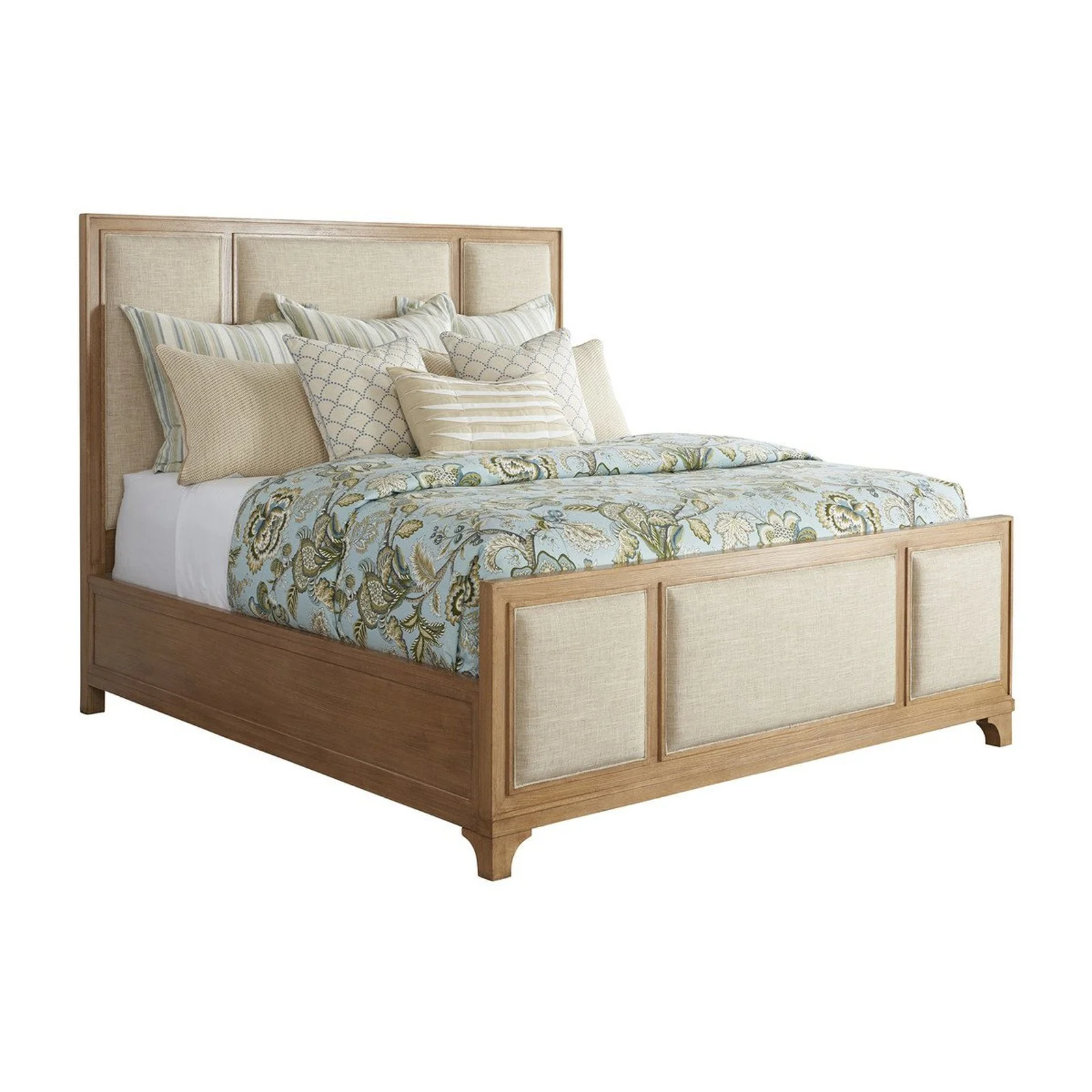 Barclay Butera Newport Crystal Cove Upholstered Panel Bed - Image 4
