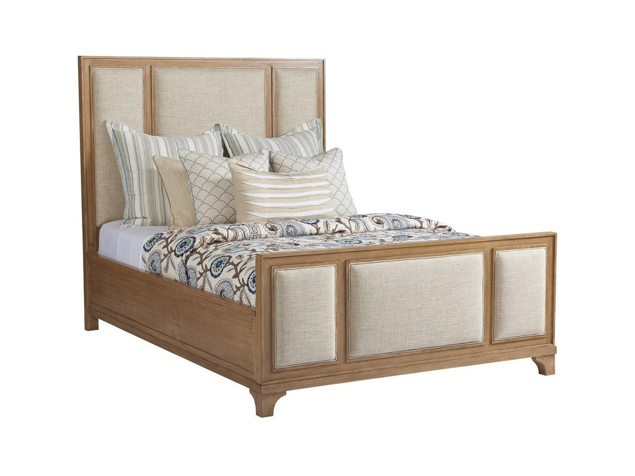 Barclay Butera Newport Crystal Cove Upholstered Panel Bed - Image 8