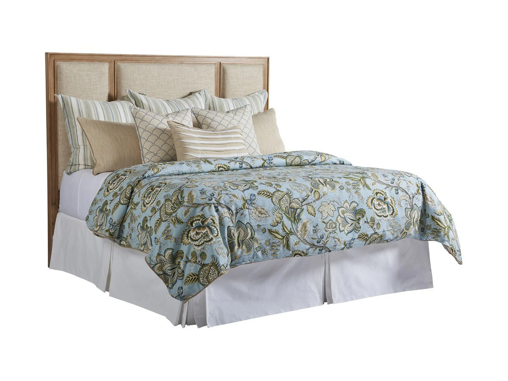 Barclay Butera Newport Crystal Cove Upholstered Panel Bed - Image 9