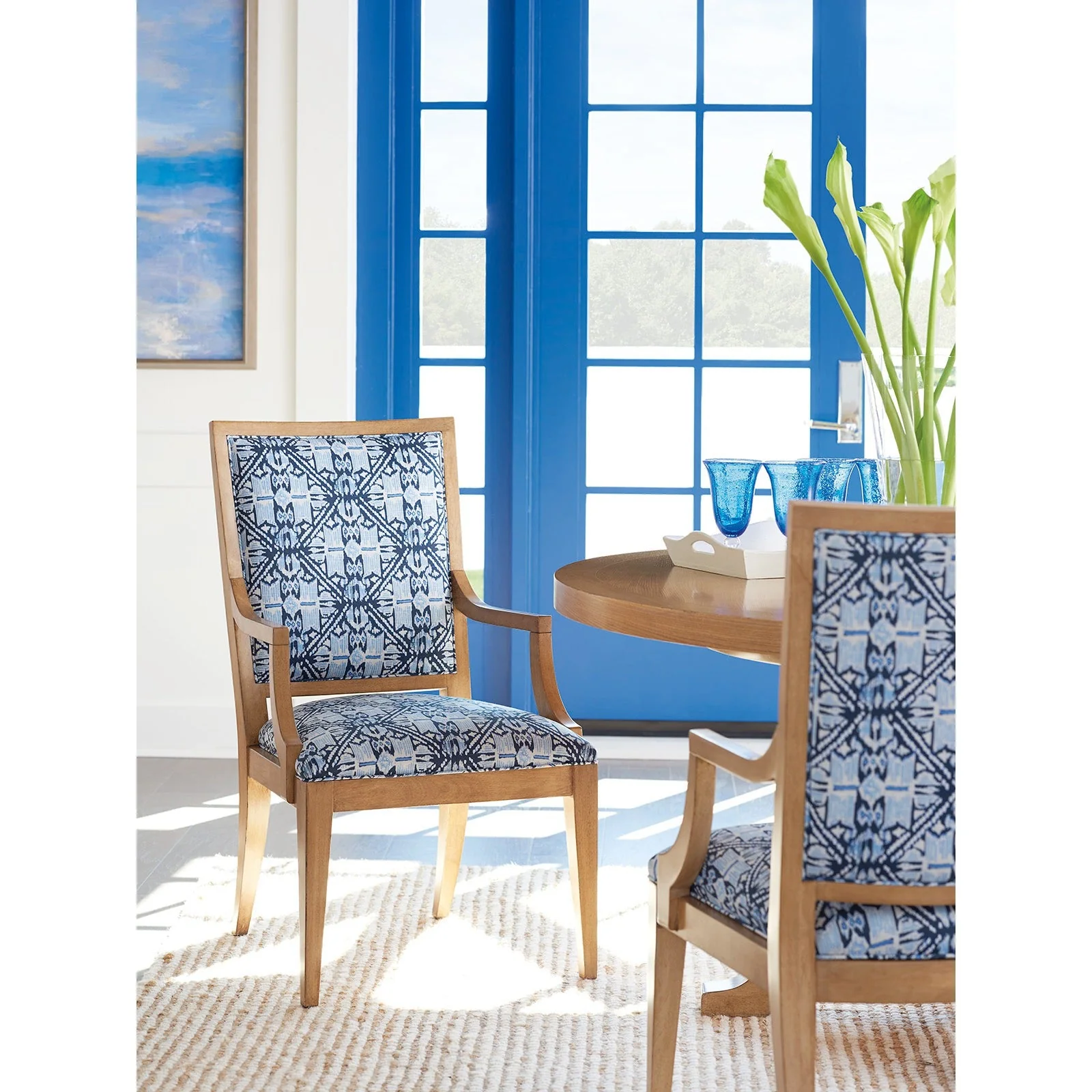Barclay Butera Newport Eastbluff Upholstered Arm Chair - Image 2