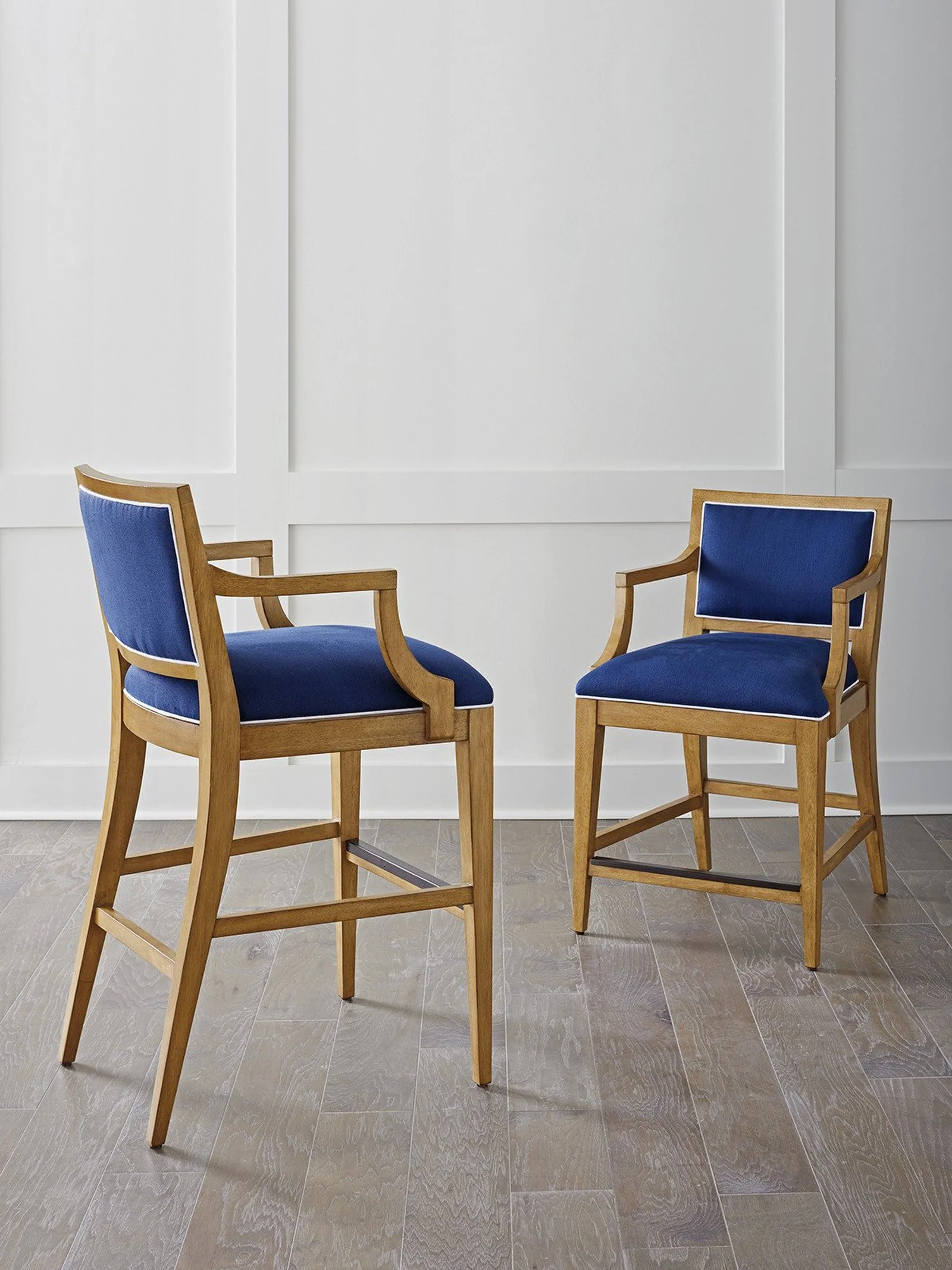 Barclay Butera Newport Eastbluff Upholstered Bar Stool Customizable - Image 2