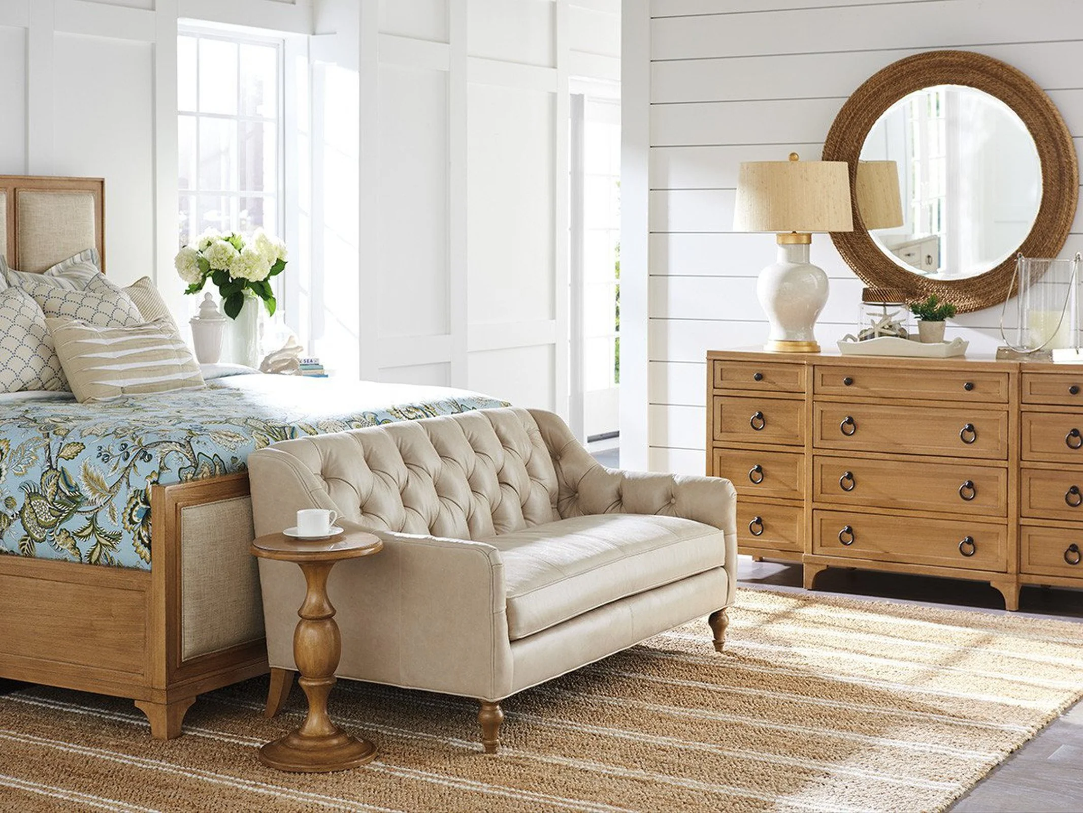 Barclay Butera Newport Garnet Breakfront Dresser - Image 3