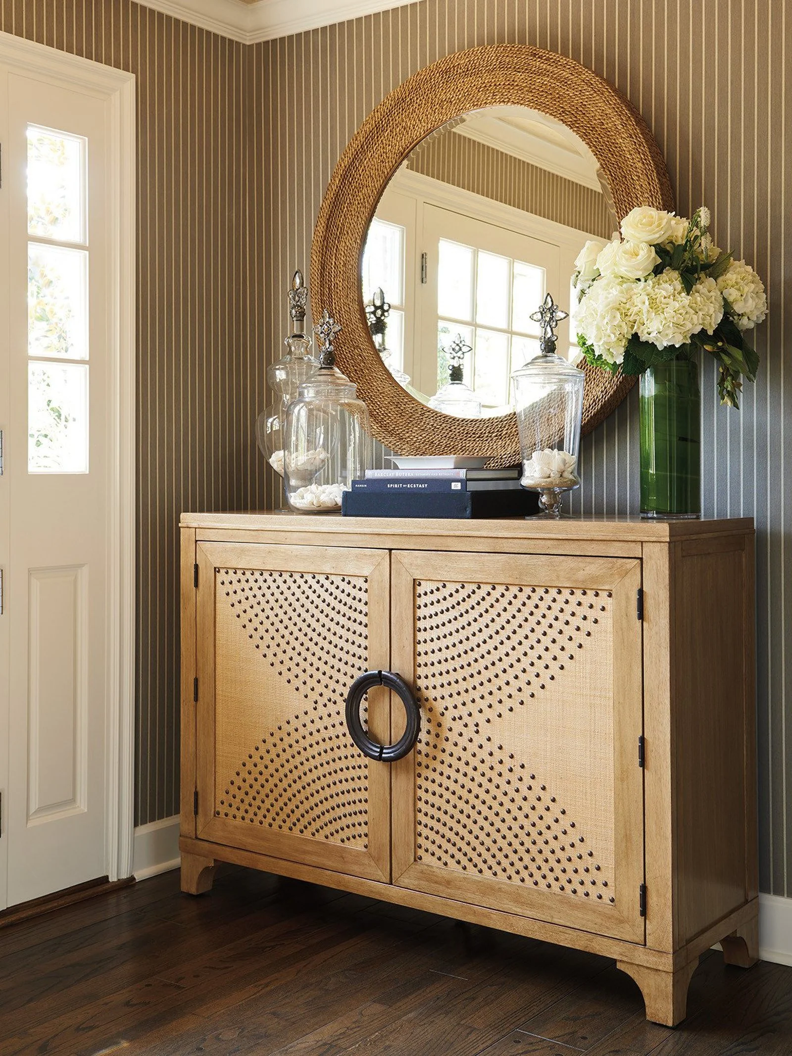 Barclay Butera Newport Lido Isle Nailhead Hall Chest - Image 2