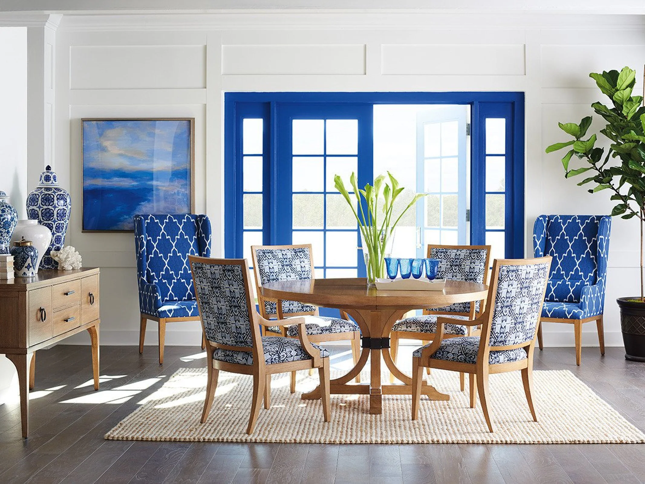 Barclay Butera Newport Magnolia Round Dining Table - Image 2