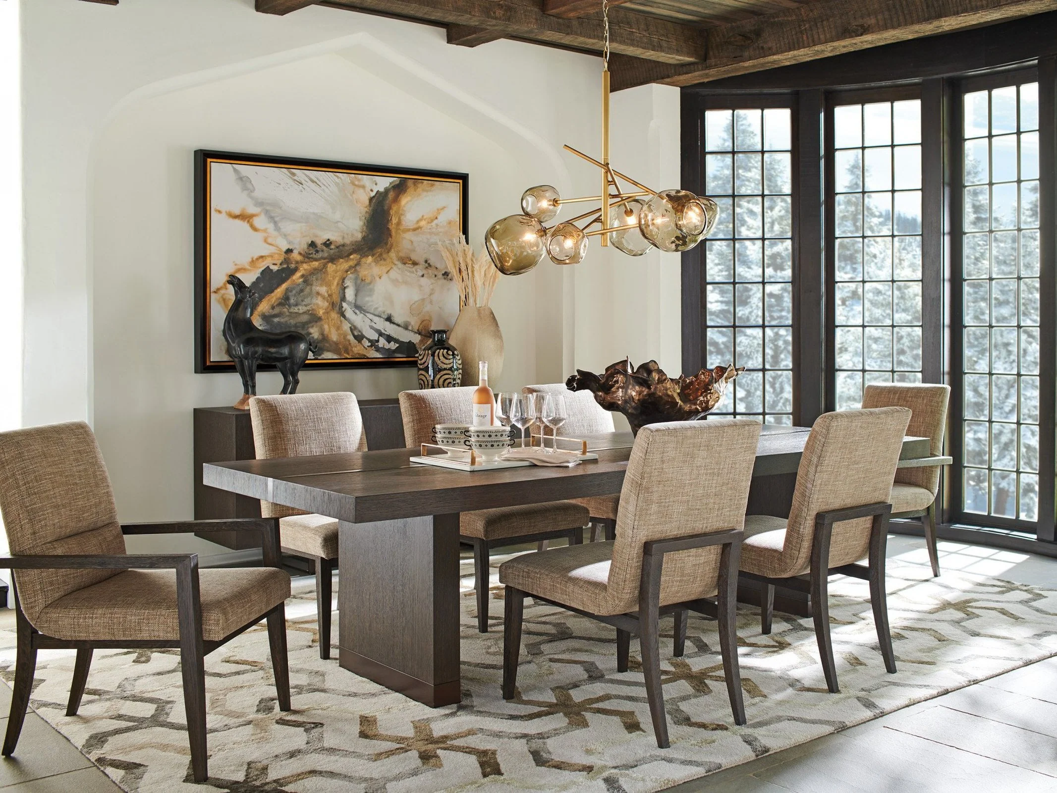 Barclay Butera Park City Glenwild Upholstered Arm Chair As Shown - Image 3