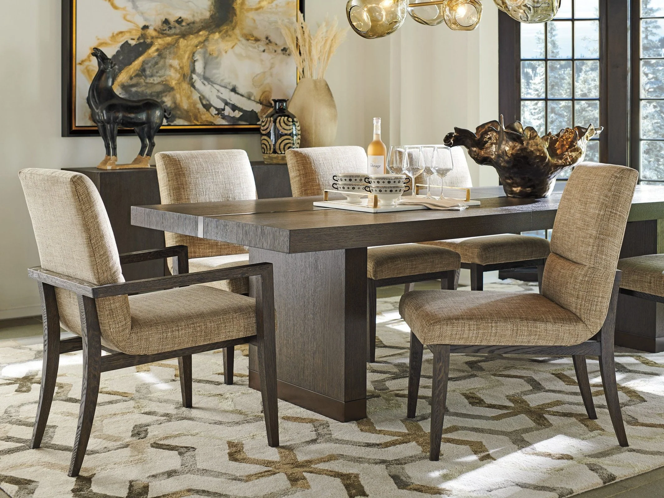 Barclay Butera Park City Glenwild Upholstered Side Chair As Shown - Image 4