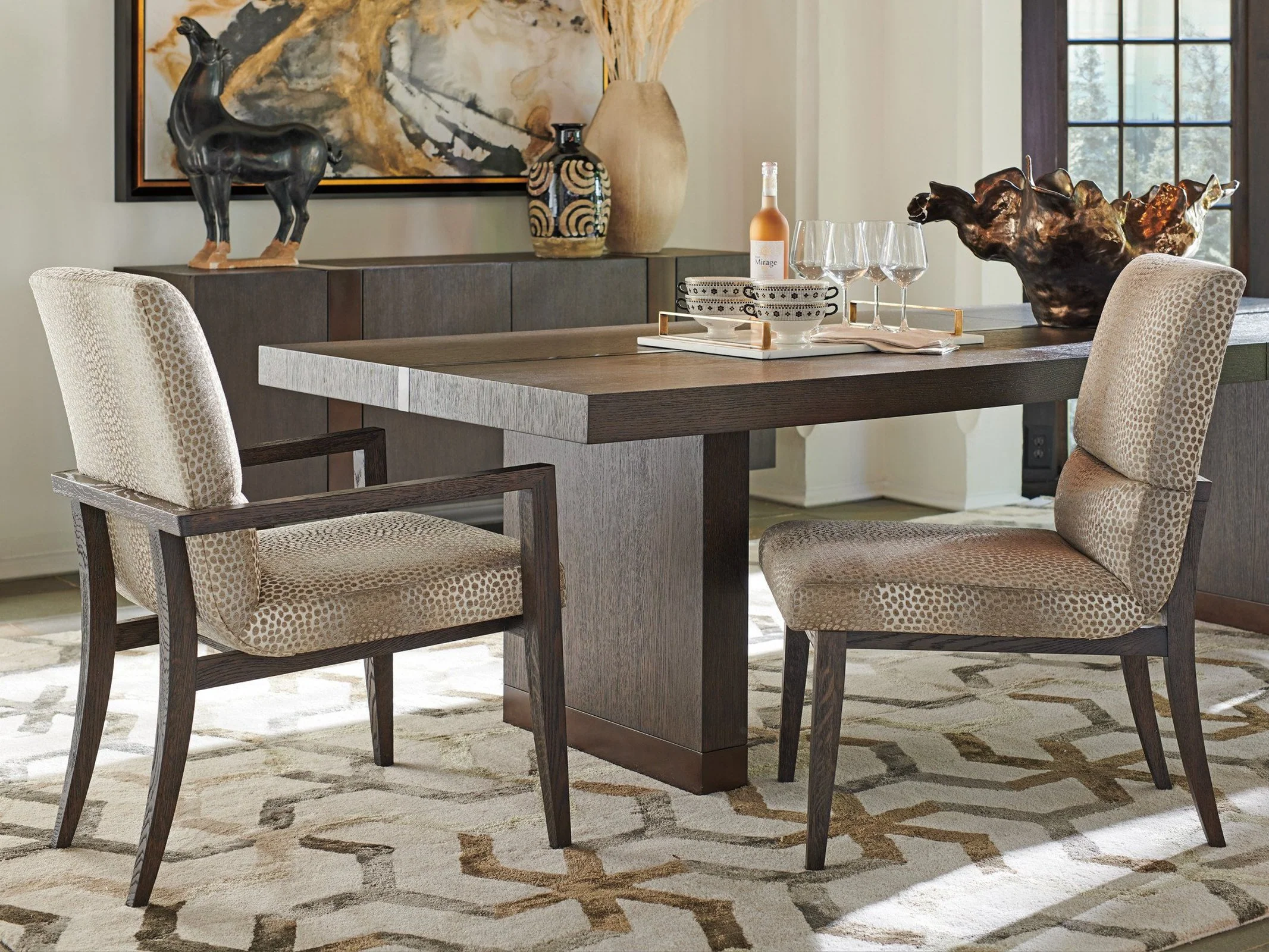 Barclay Butera Park City Glenwild Upholstered Side Chair Customizable - Image 2