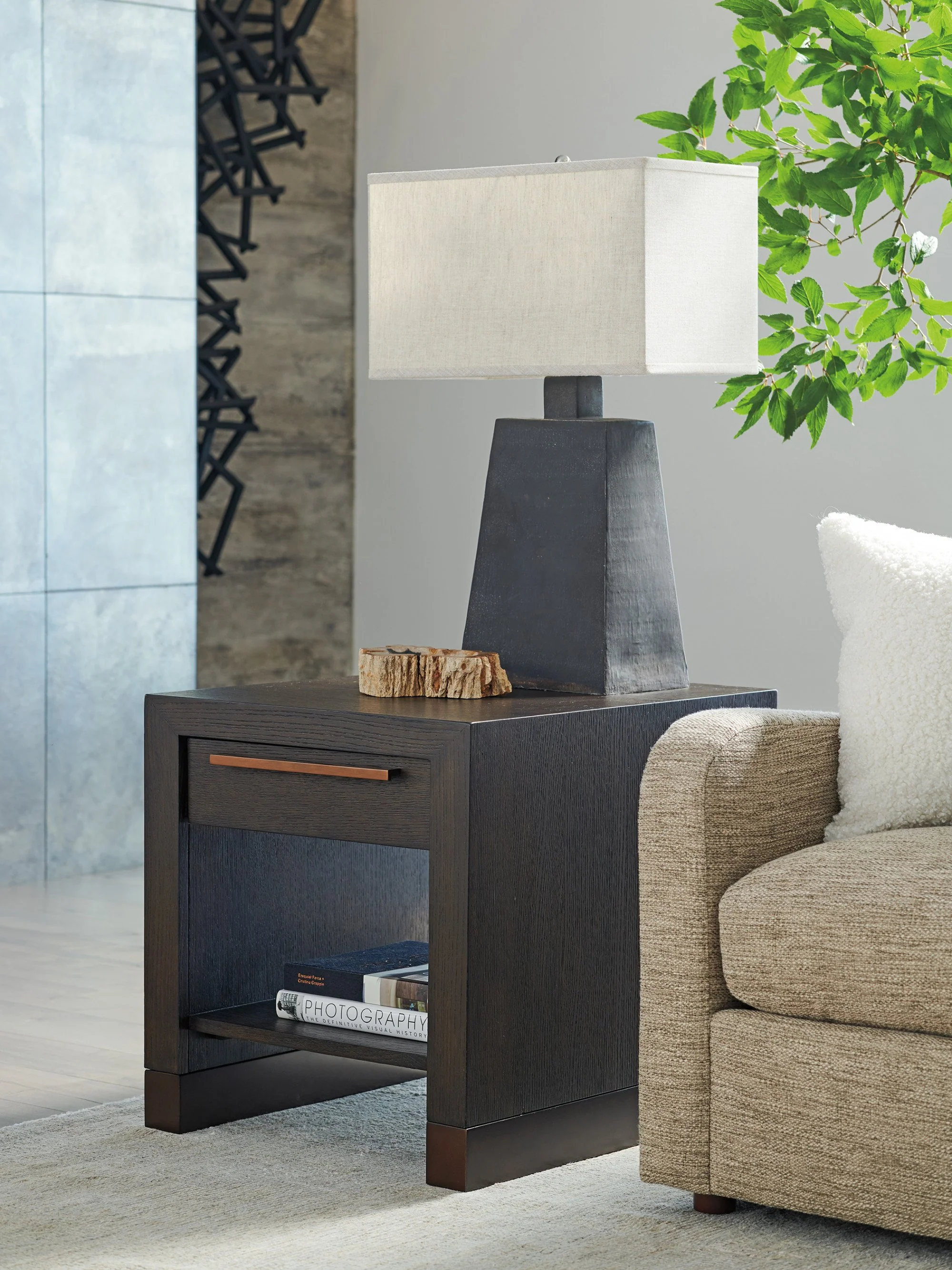 Barclay Butera Park City Heber Drawer End Table - Image 2