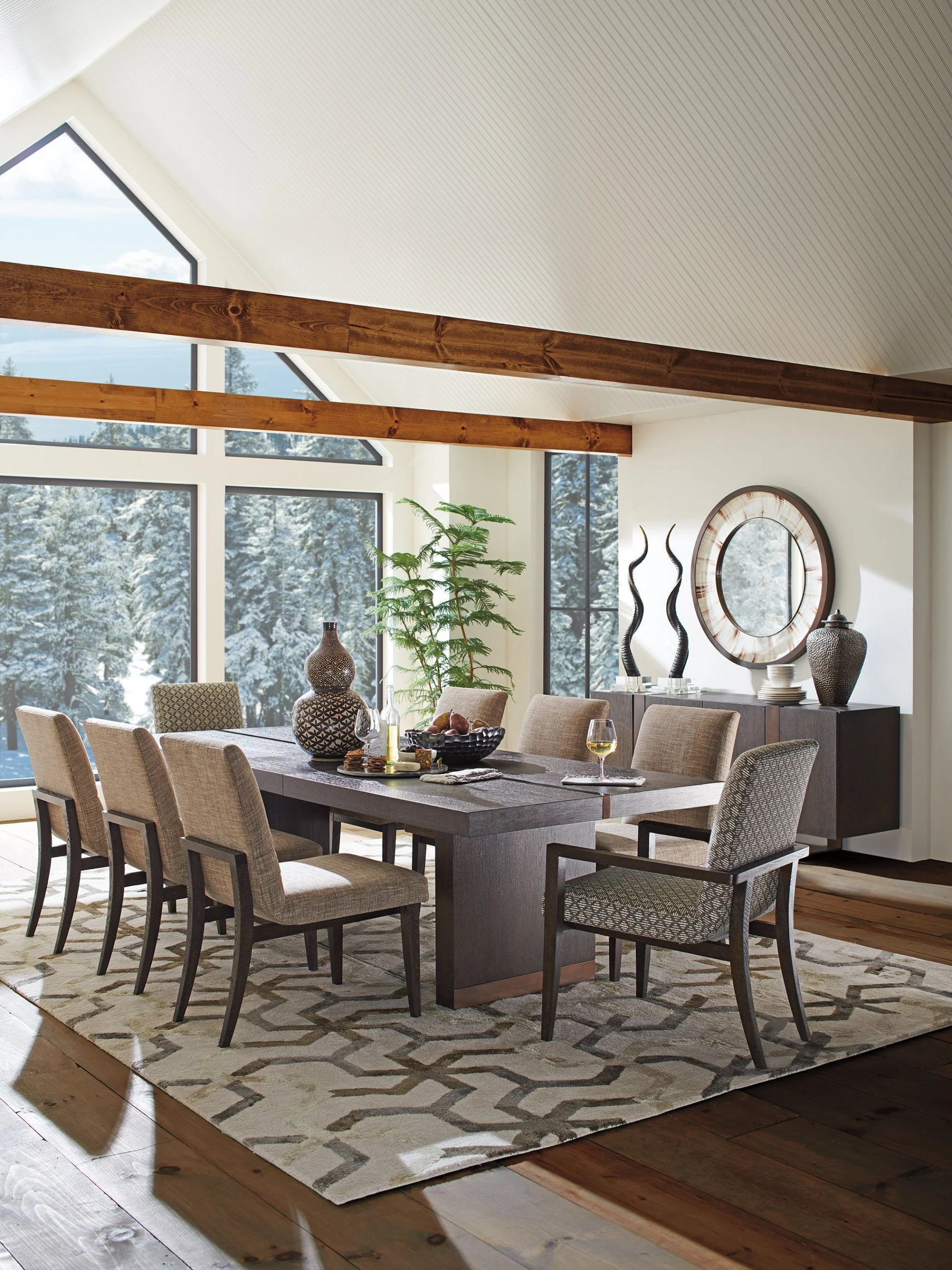 Barclay Butera Park City Ironwood Rectangular Dining Table - Image 3