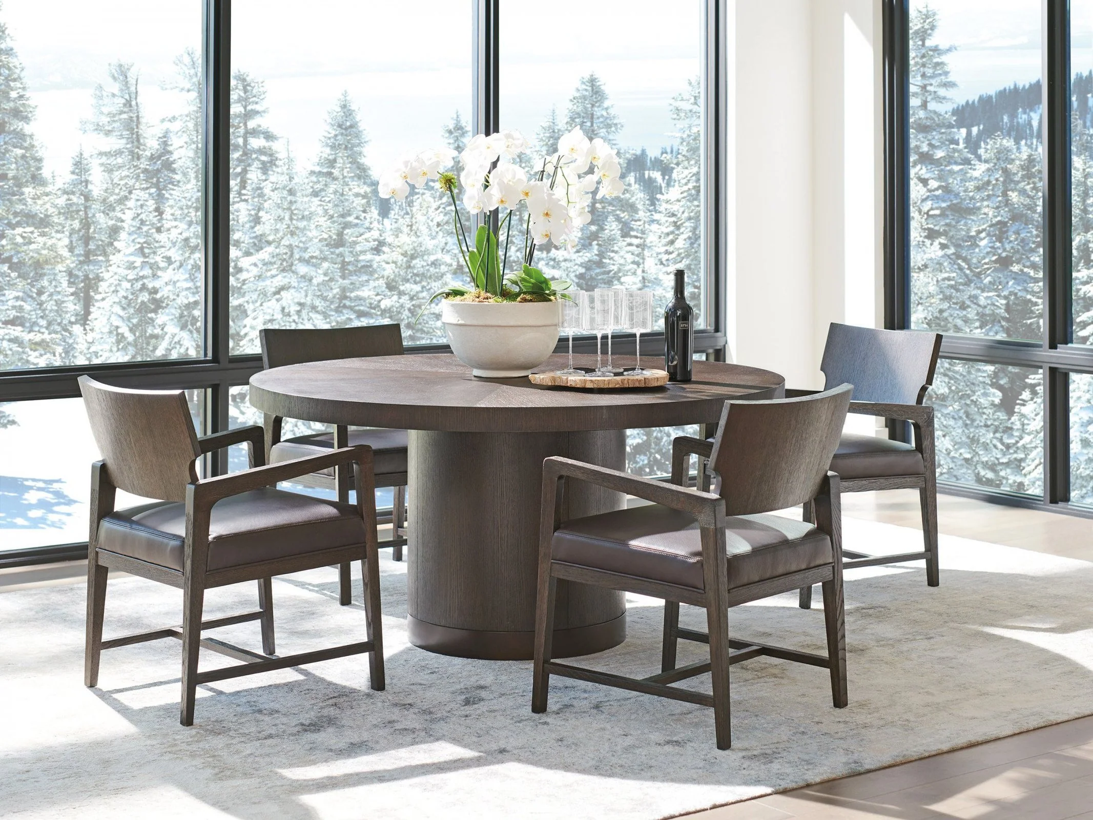 Barclay Butera Park City Silvercreek Round Dining Table - Image 2