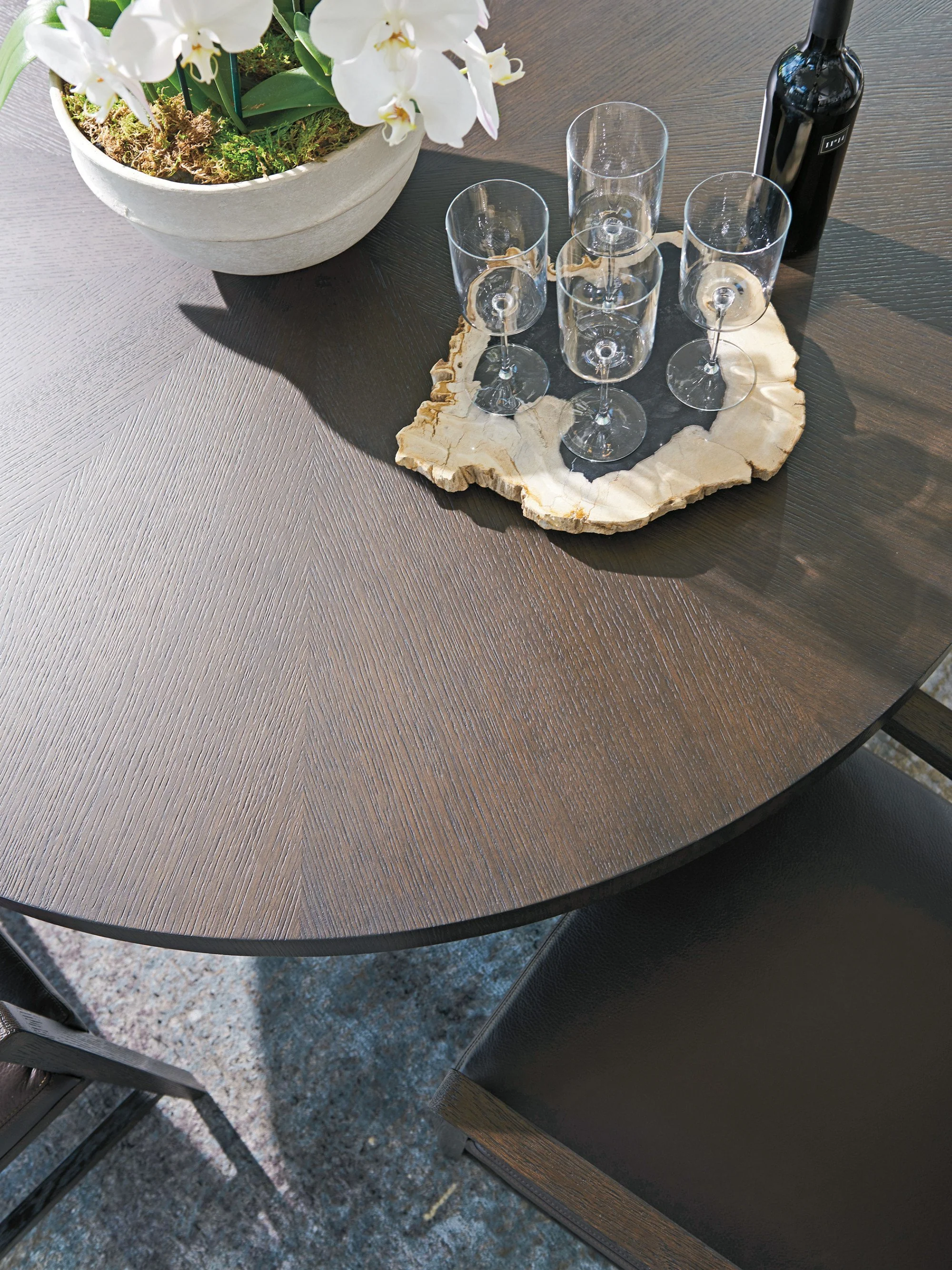 Barclay Butera Park City Silvercreek Round Dining Table - Image 4