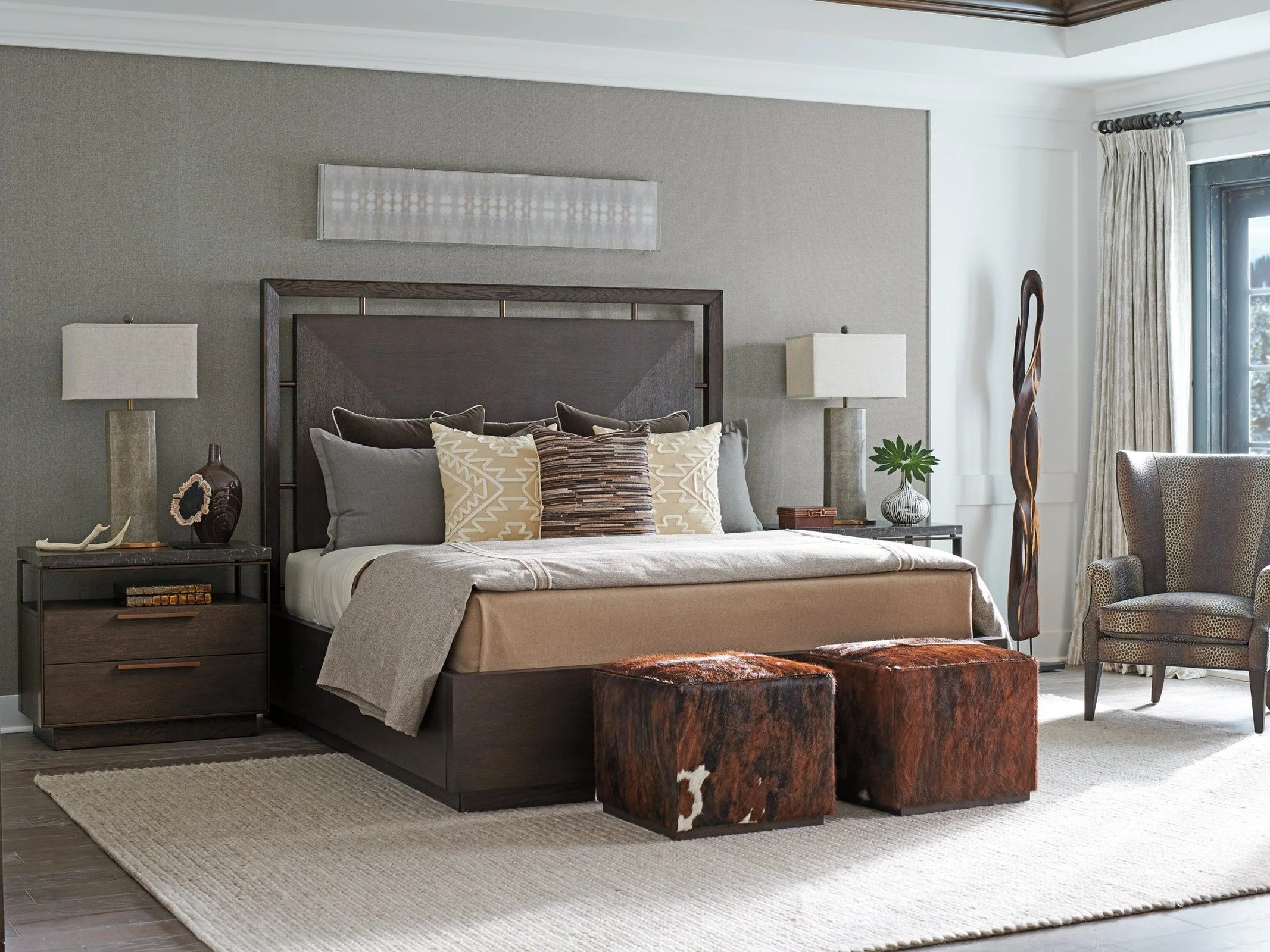 Barclay Butera Park City Sundance Panel Bed - Image 2