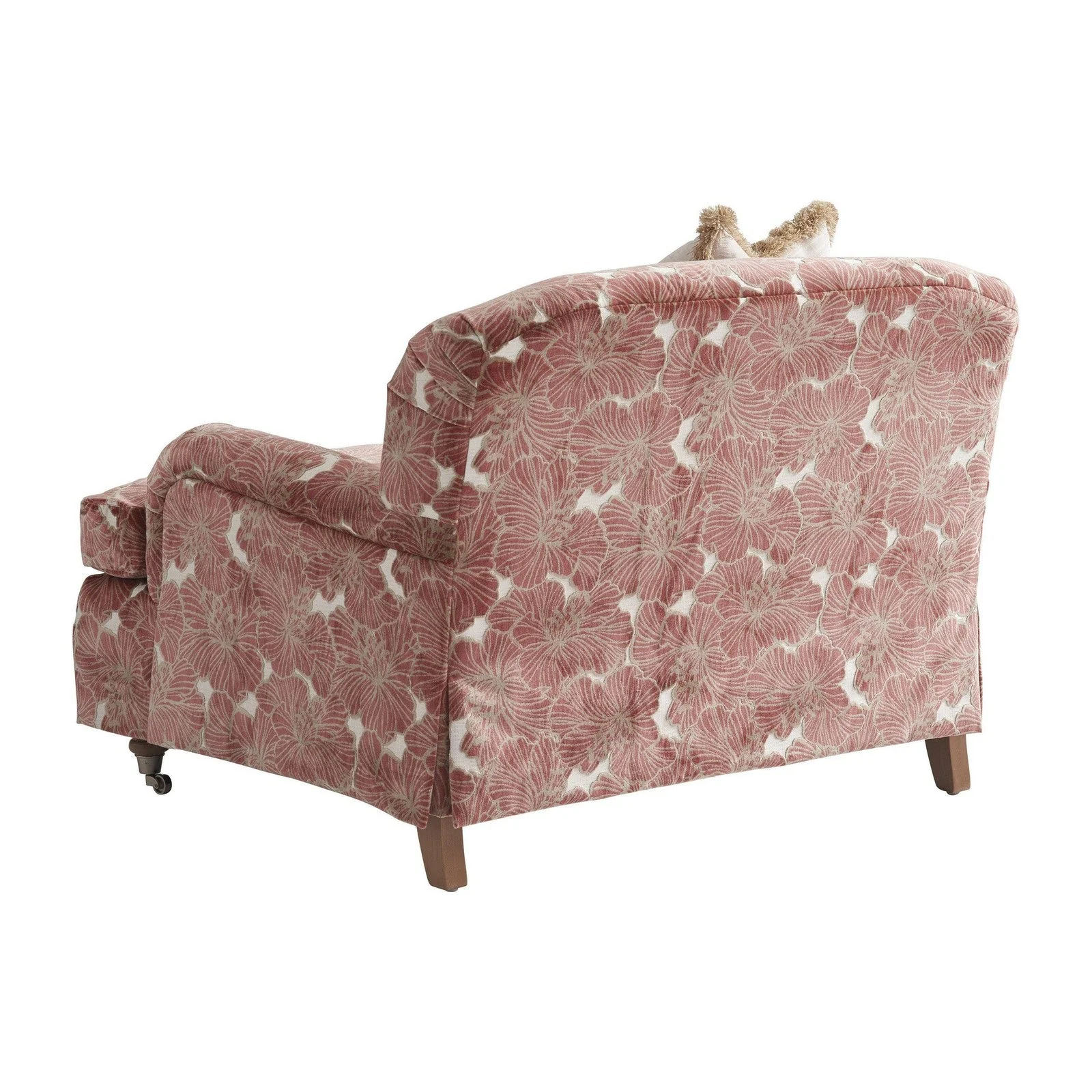 Barclay Butera Upholstery Athos Chair With Pewter Casters - Image 3