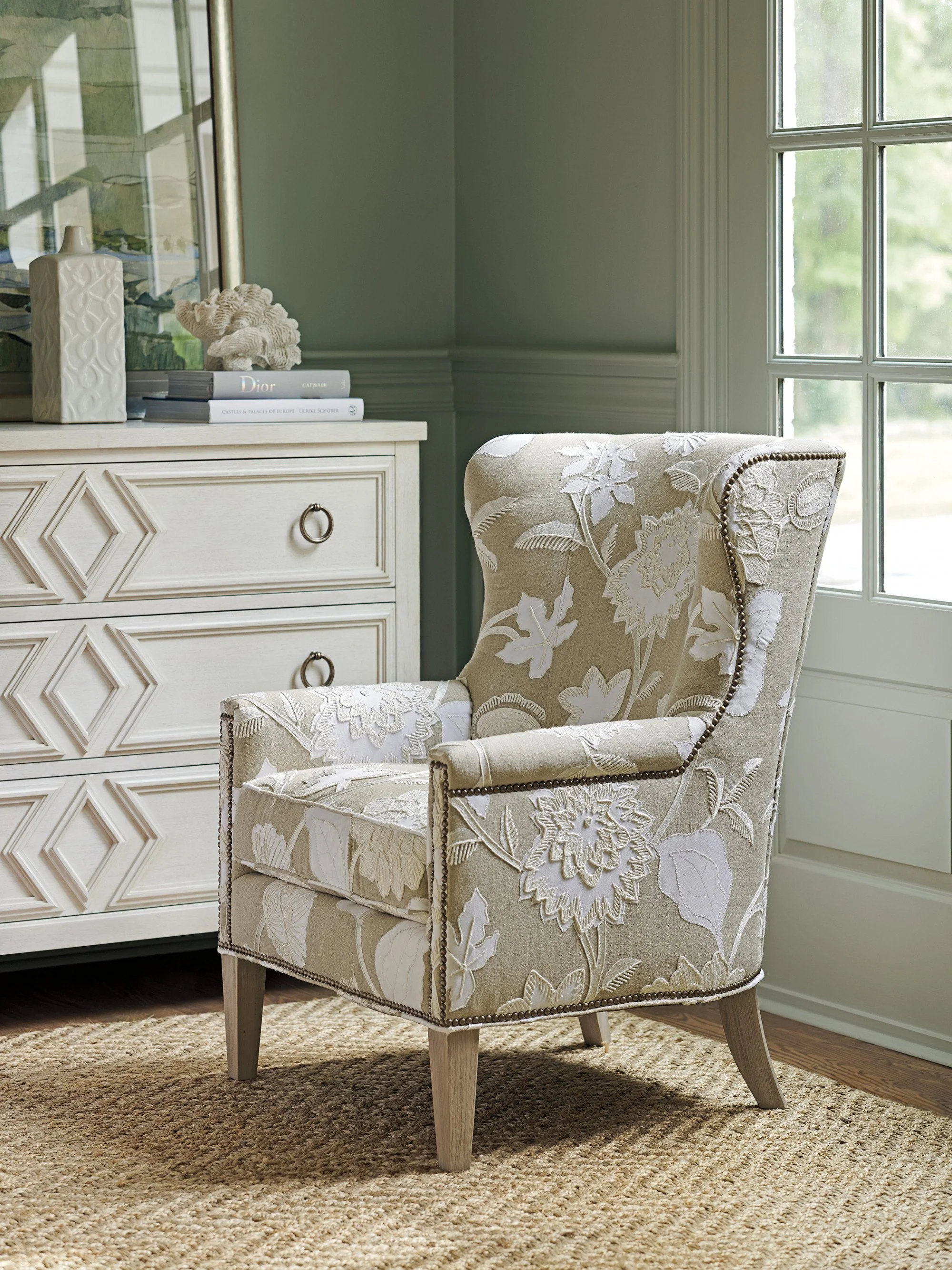 Barclay Butera Upholstery Avery Wing Chair - Image 2