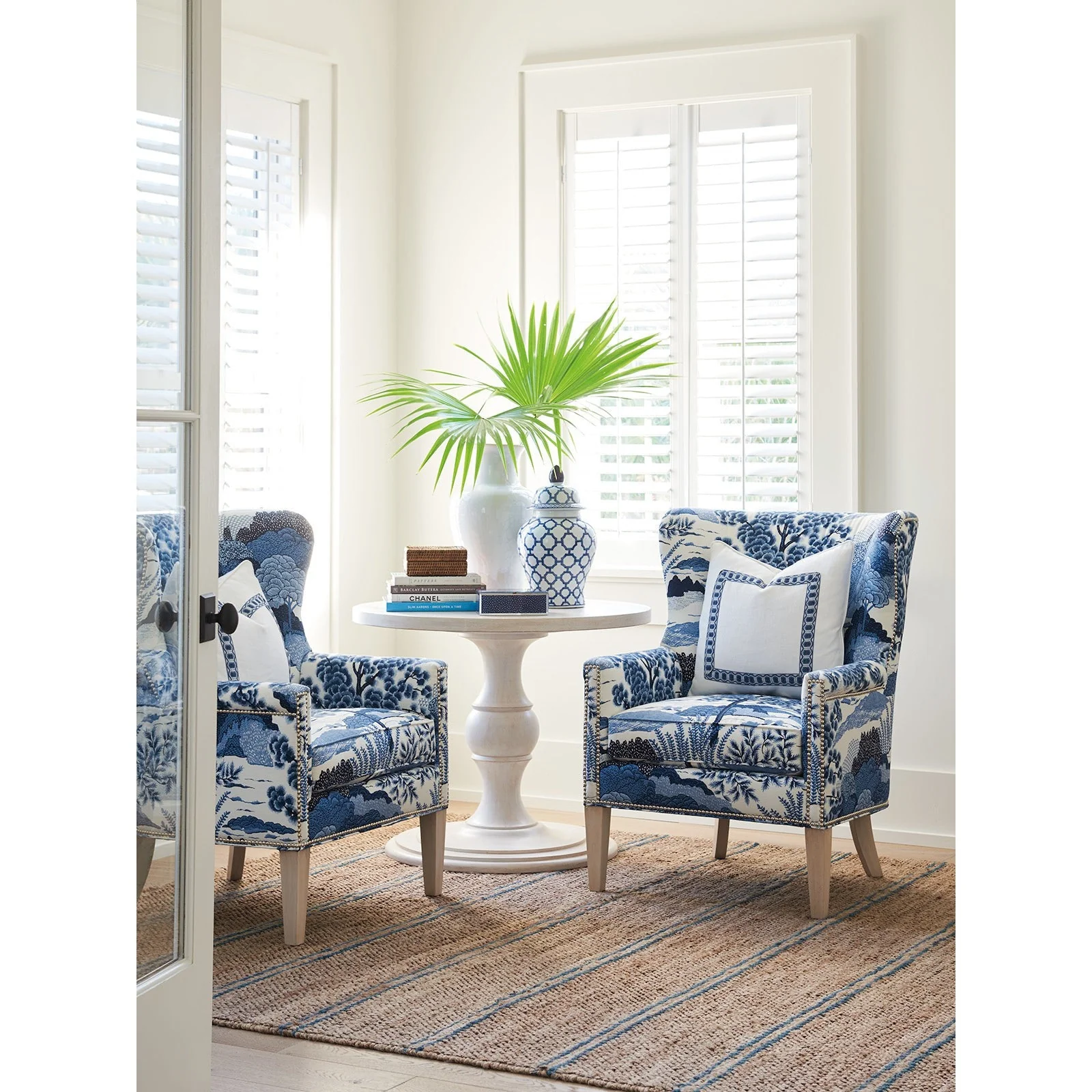 Barclay Butera Upholstery Avery Wing Chair - 30.5 Inch - Image 2