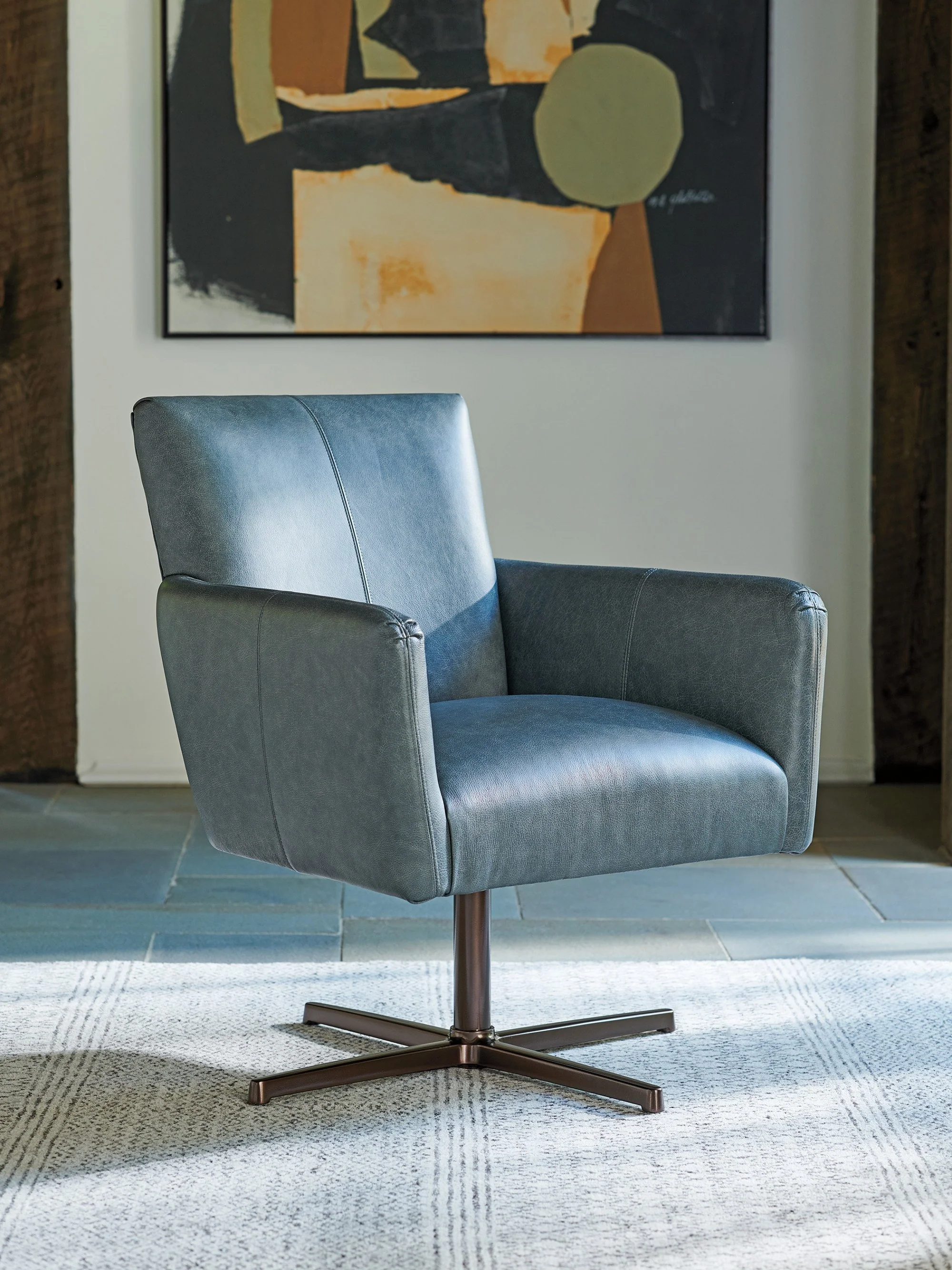 Barclay Butera Upholstery Brooks Swivel Chair - Image 8