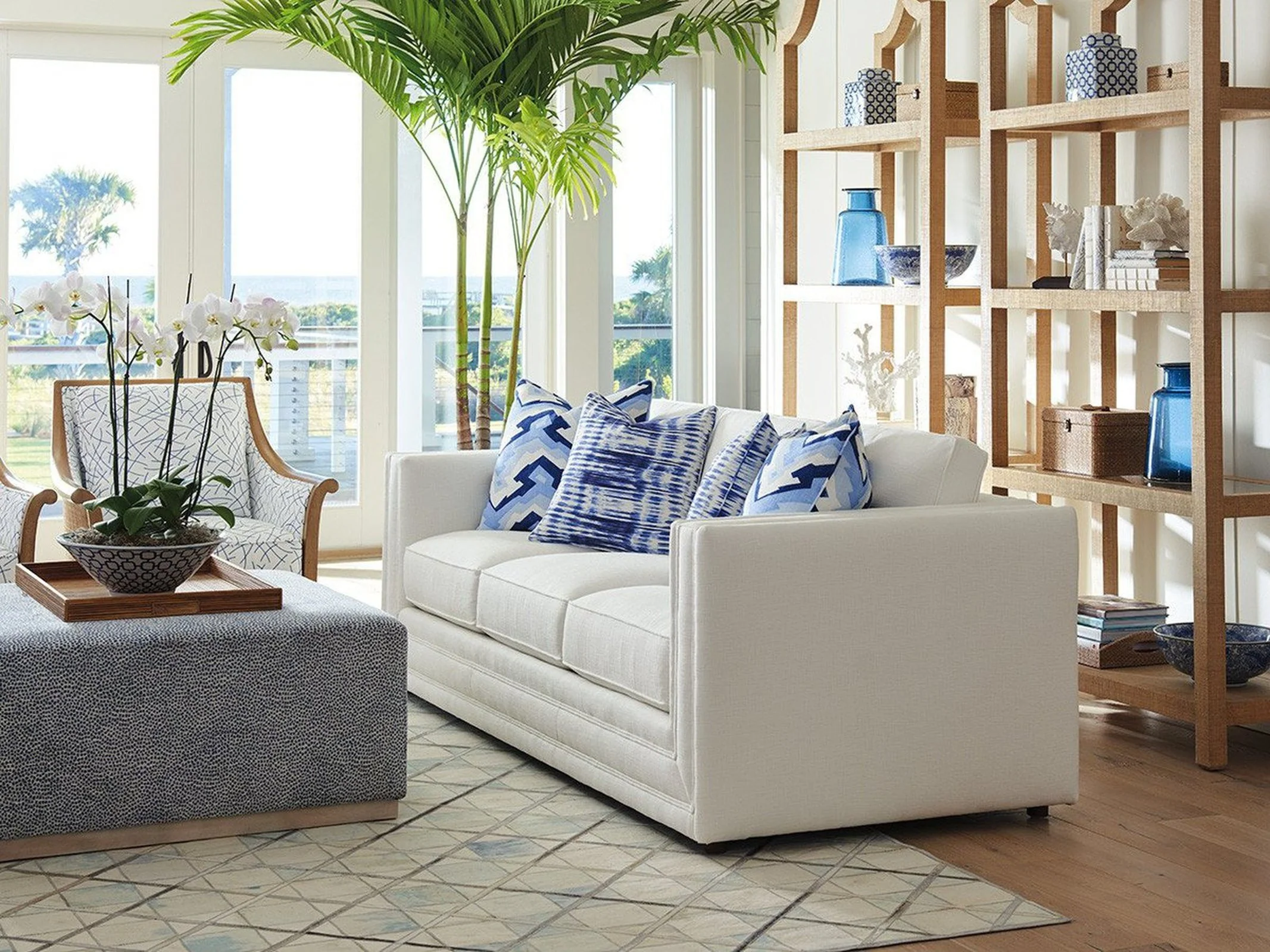 Barclay Butera Upholstery Clayton Cocktail Ottoman - Image 3