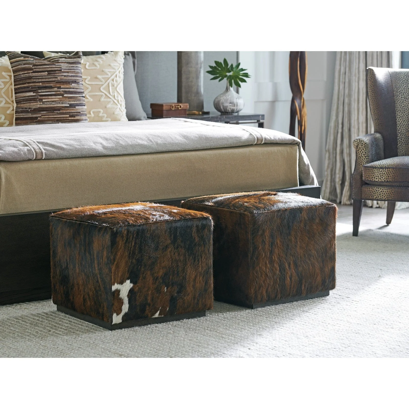 Barclay Butera Upholstery Colby Ottoman - 21.5 Inch - Image 14