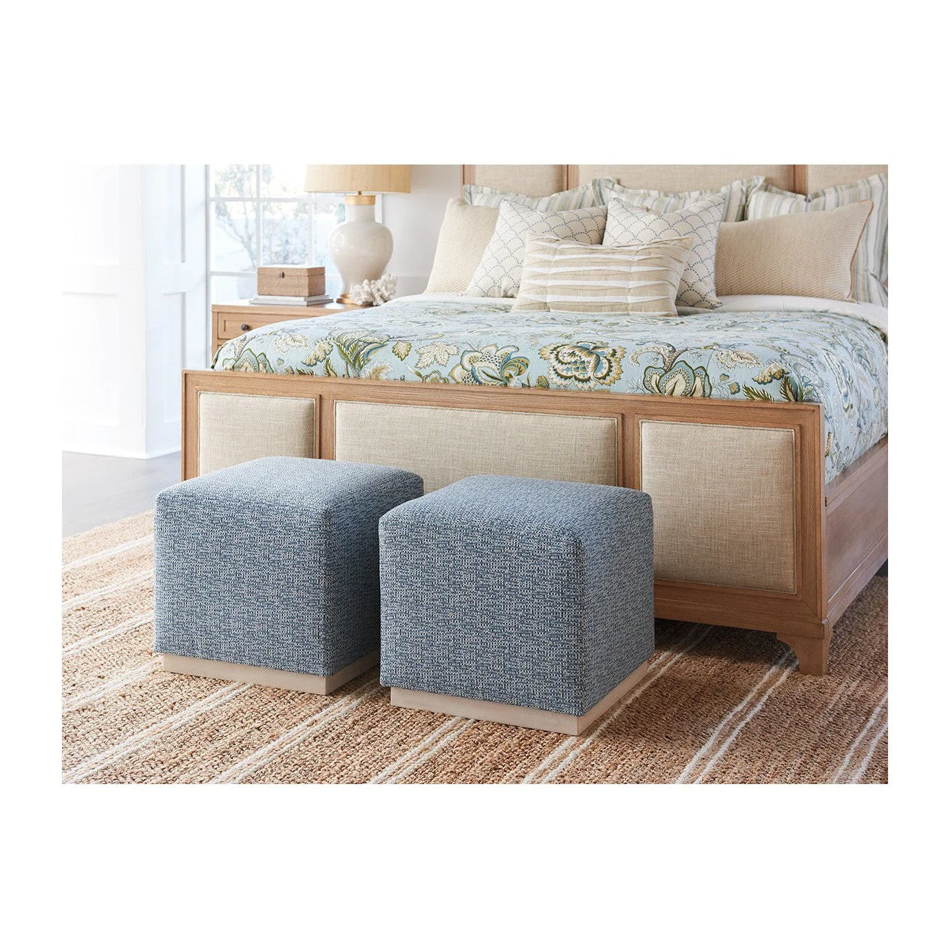 Barclay Butera Upholstery Colby Ottoman - 21.5 Inch - Image 4