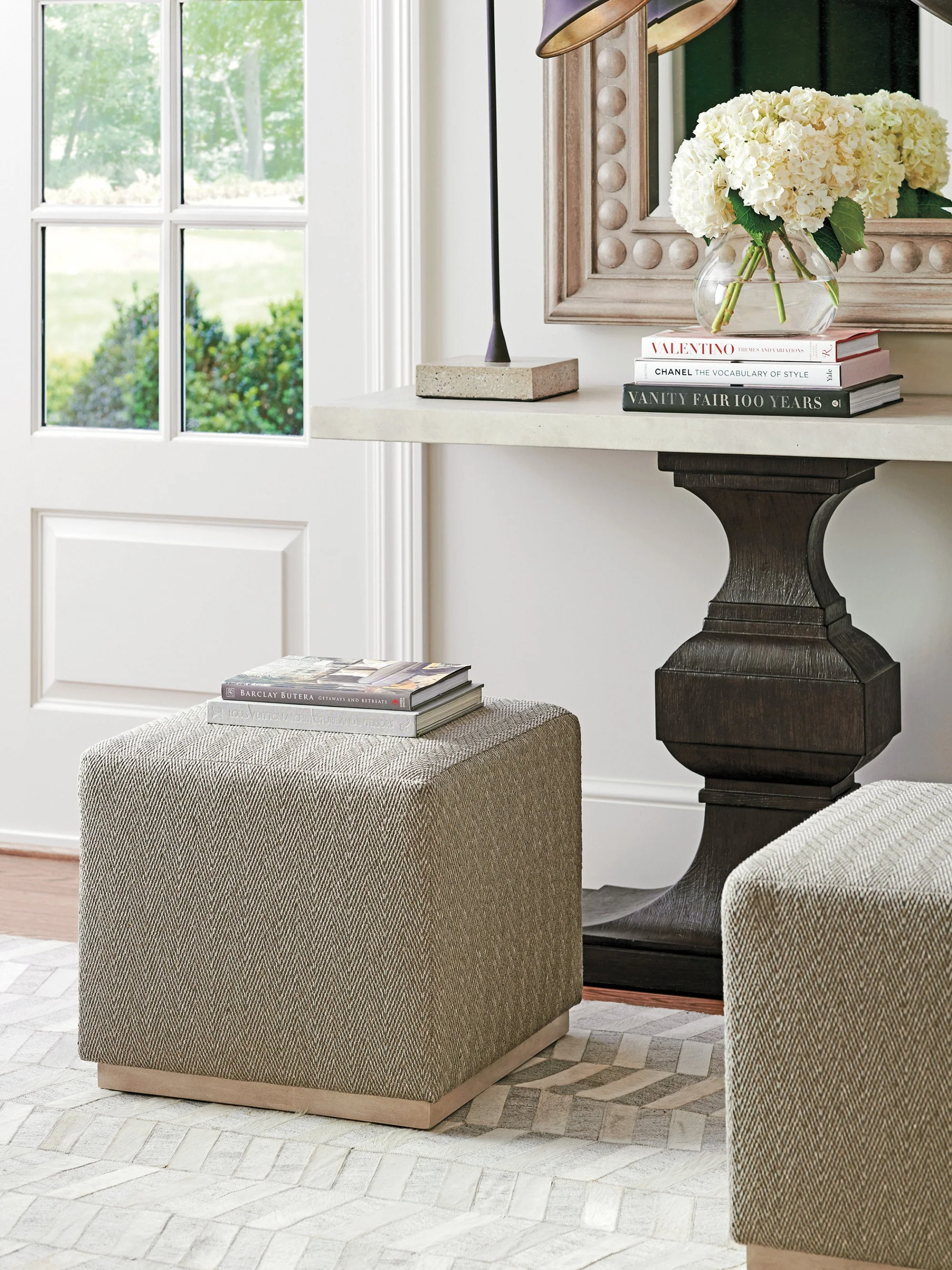Barclay Butera Upholstery Colby Ottoman - Image 3