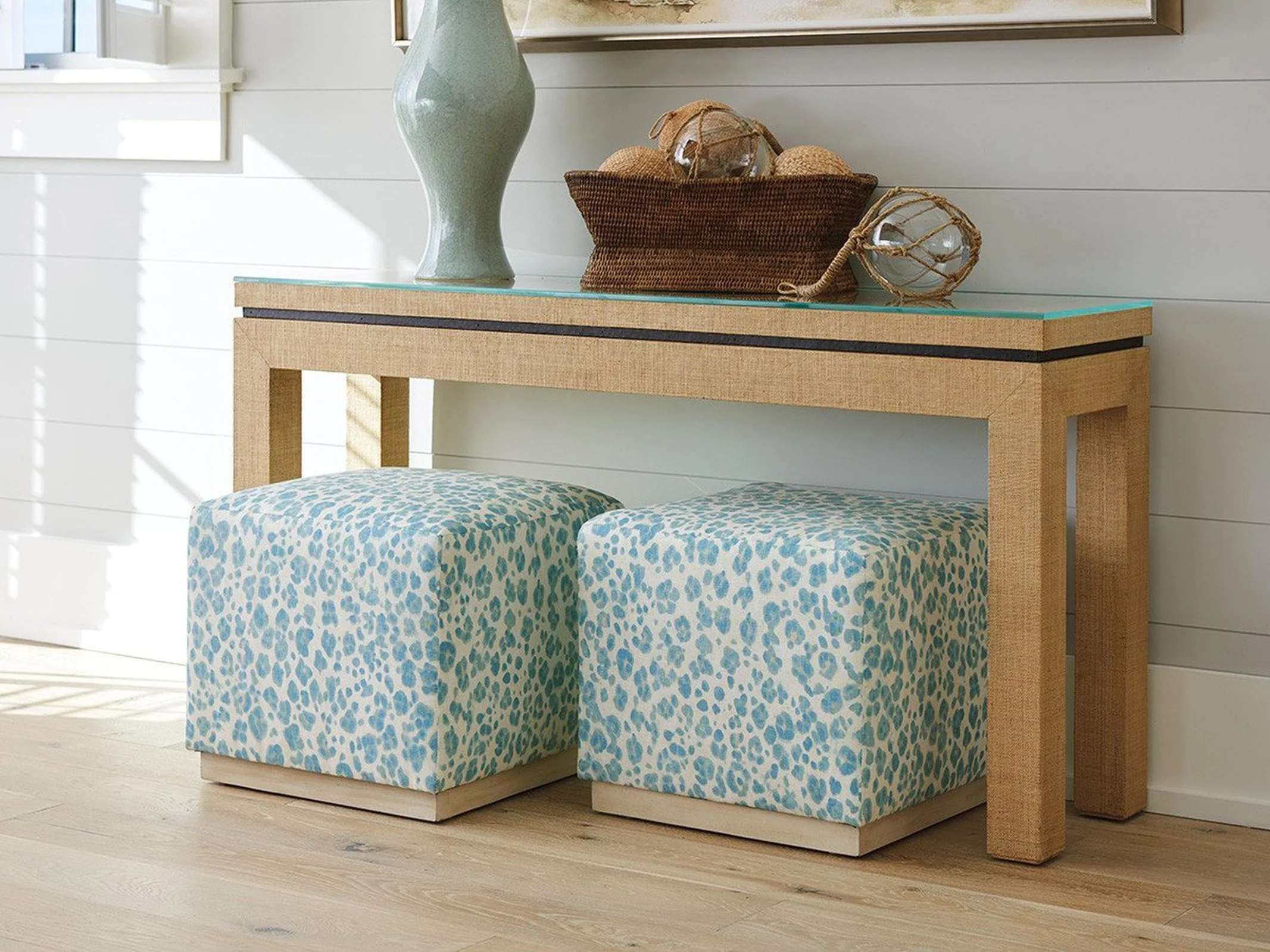 Barclay Butera Upholstery Colby Ottoman - Image 4