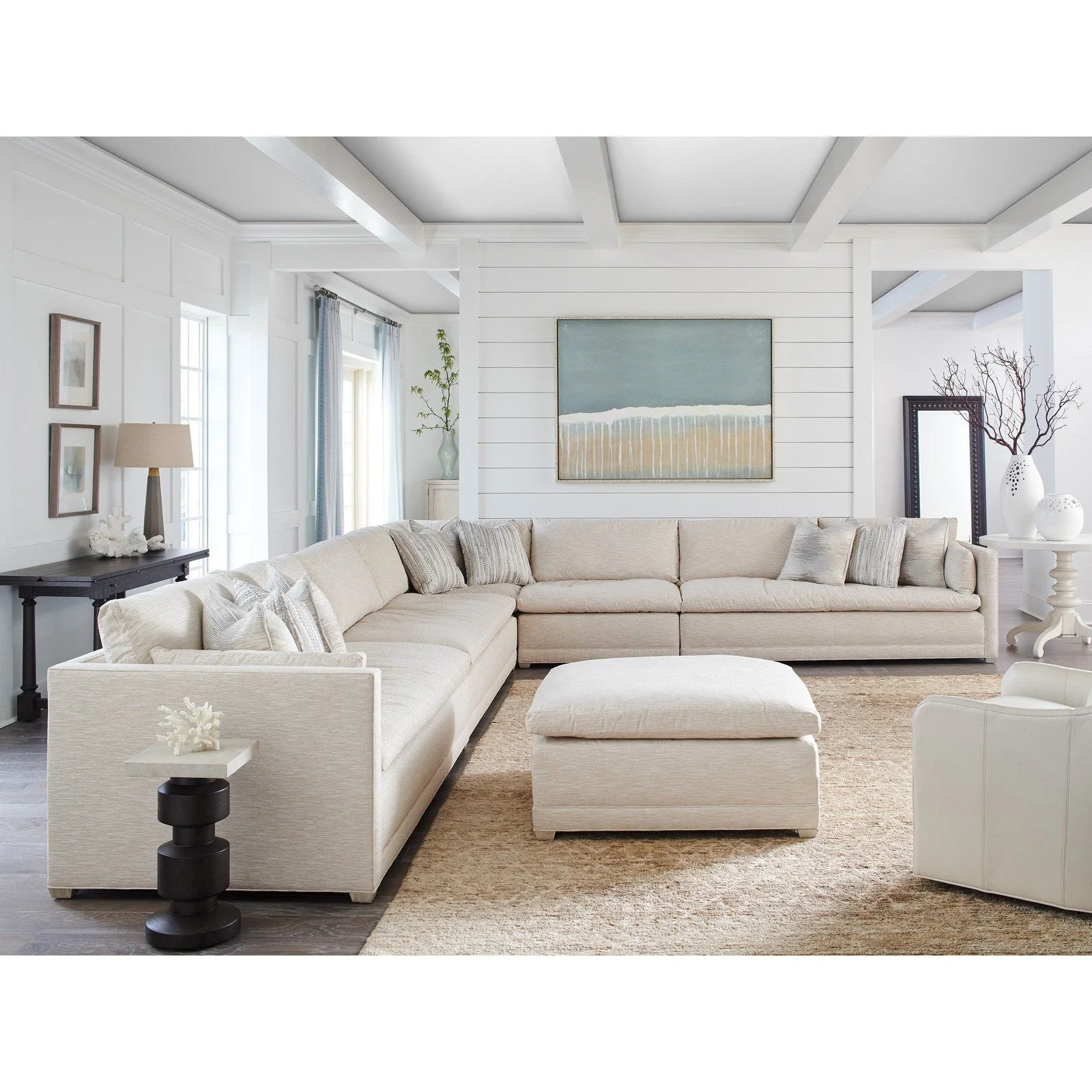 Barclay Butera Upholstery Colony Ottoman - 39.5 Inch - Image 2