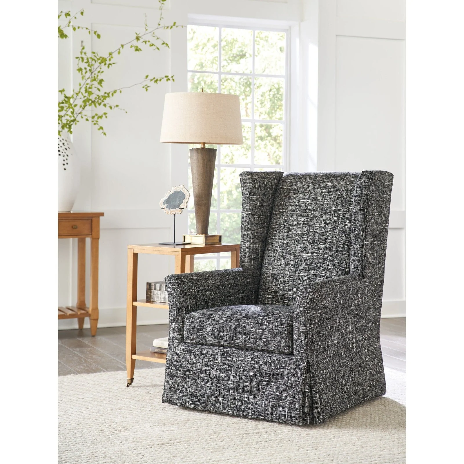Barclay Butera Upholstery El Moro Swivel Chair - Image 2