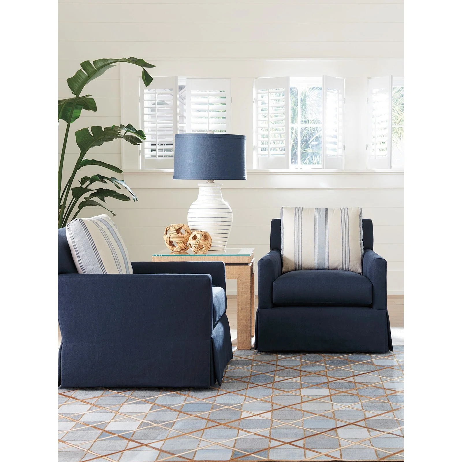 Barclay Butera Upholstery Harlow Swivel Chair - Image 2