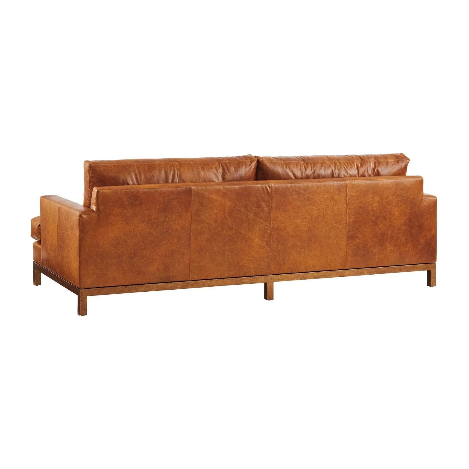 Barclay Butera Upholstery Horizon Leather Sofa - Image 5