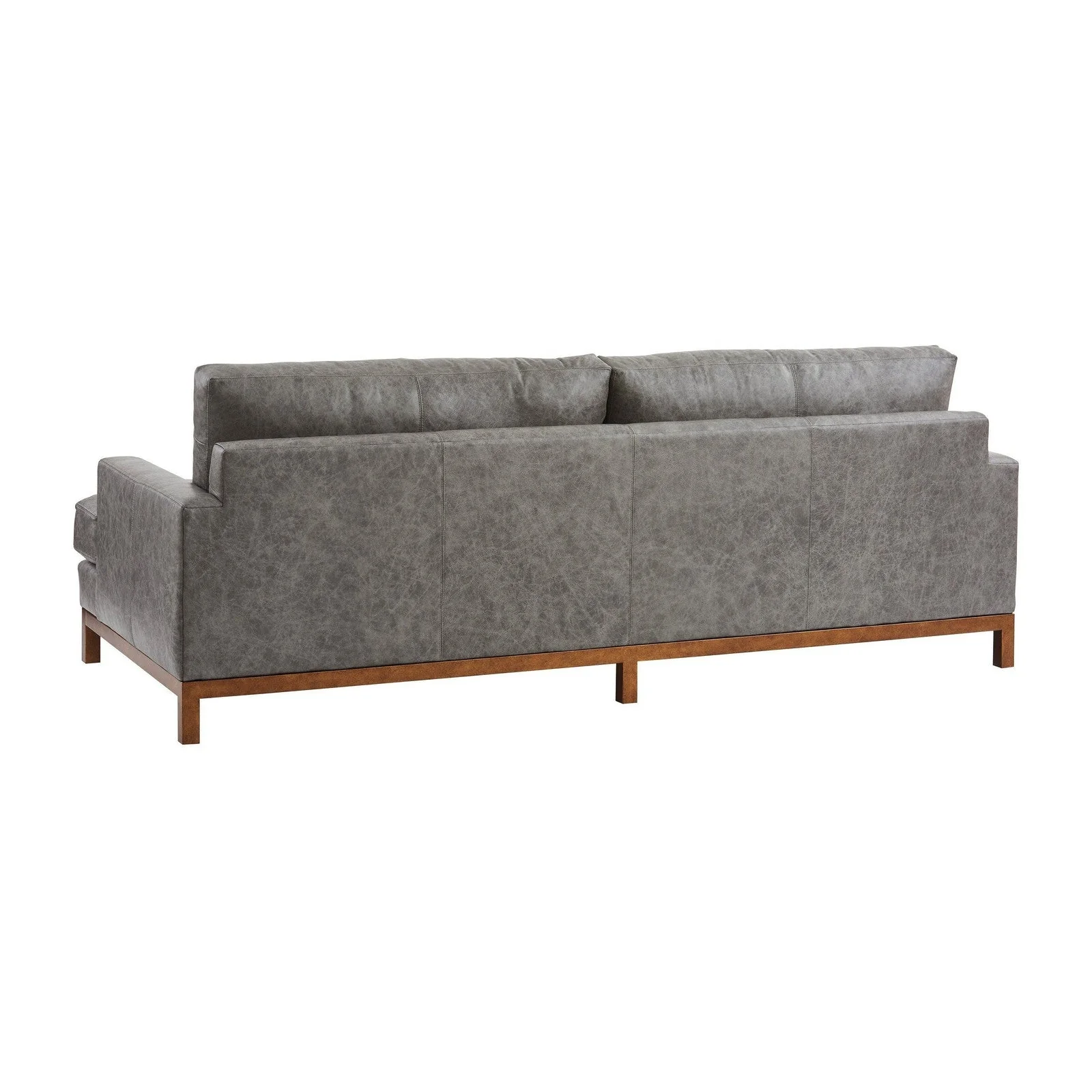 Barclay Butera Upholstery Horizon Leather Sofa - 88 Inch - Image 4