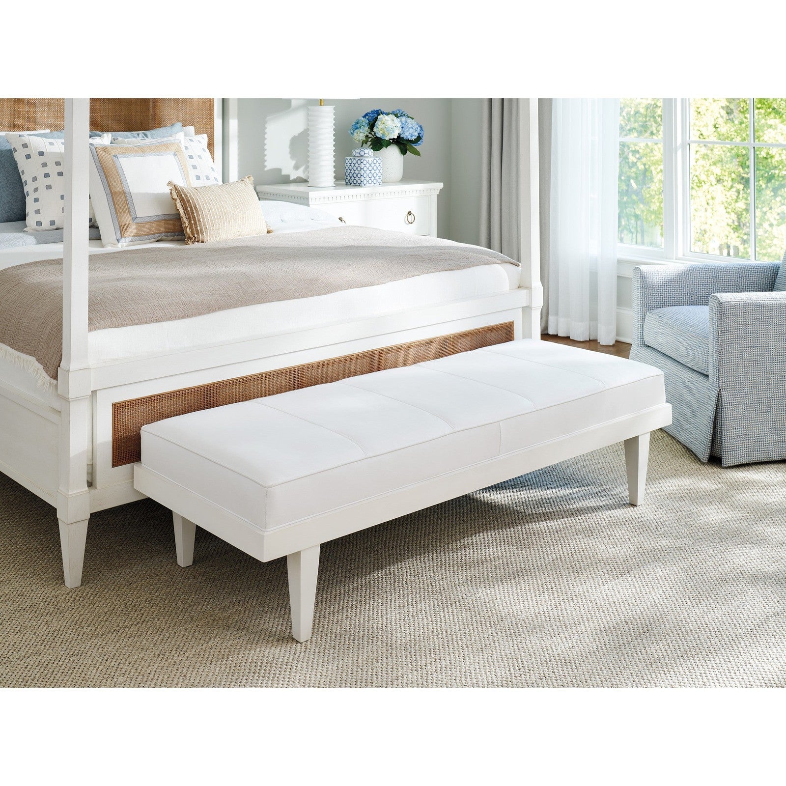 Barclay Butera Upholstery Lagunita Bench - Image 6