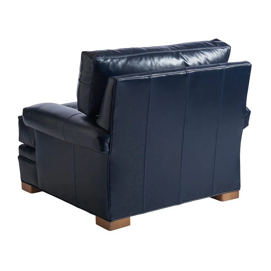 Barclay Butera Upholstery Maxwell Leather Chair - Image 2