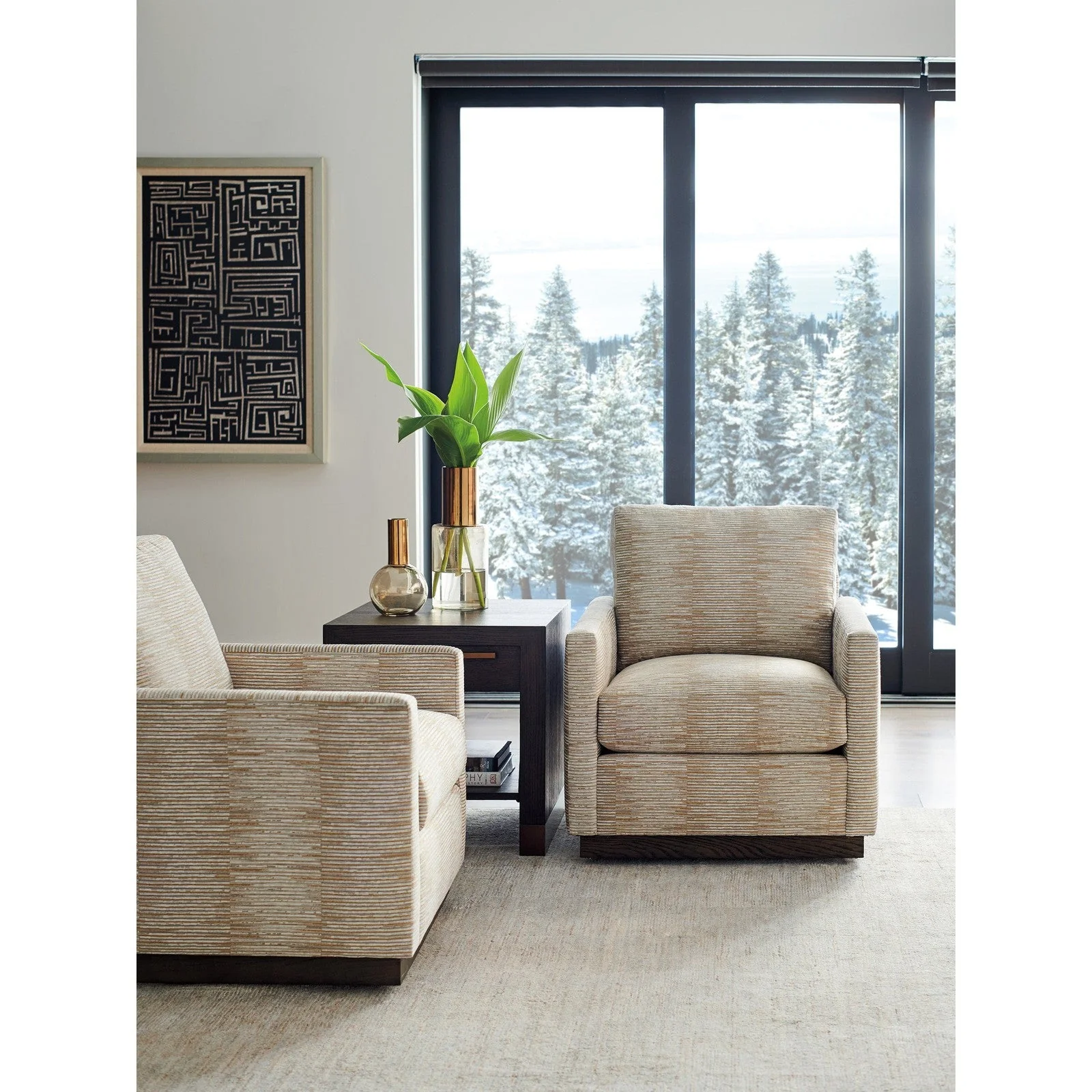 Barclay Butera Upholstery Meadow View Swivel Chair - Image 2