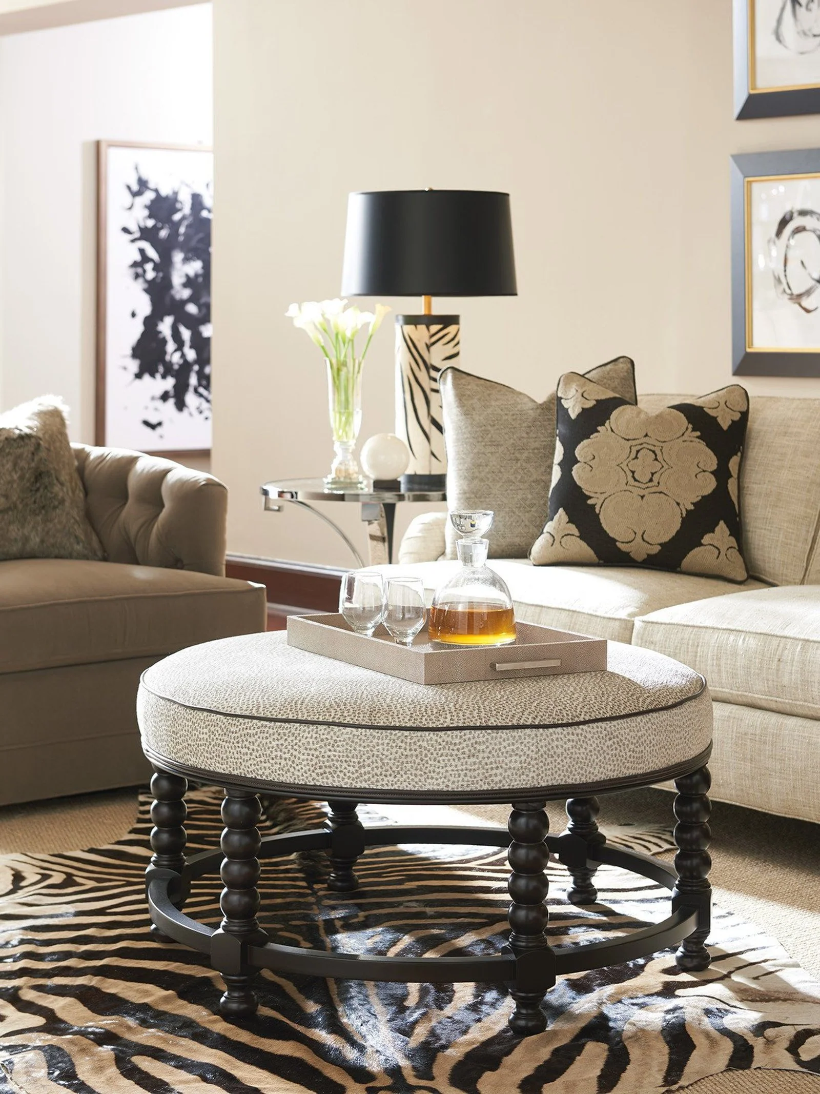 Barclay Butera Upholstery Naples Cocktail Ottoman - Image 2