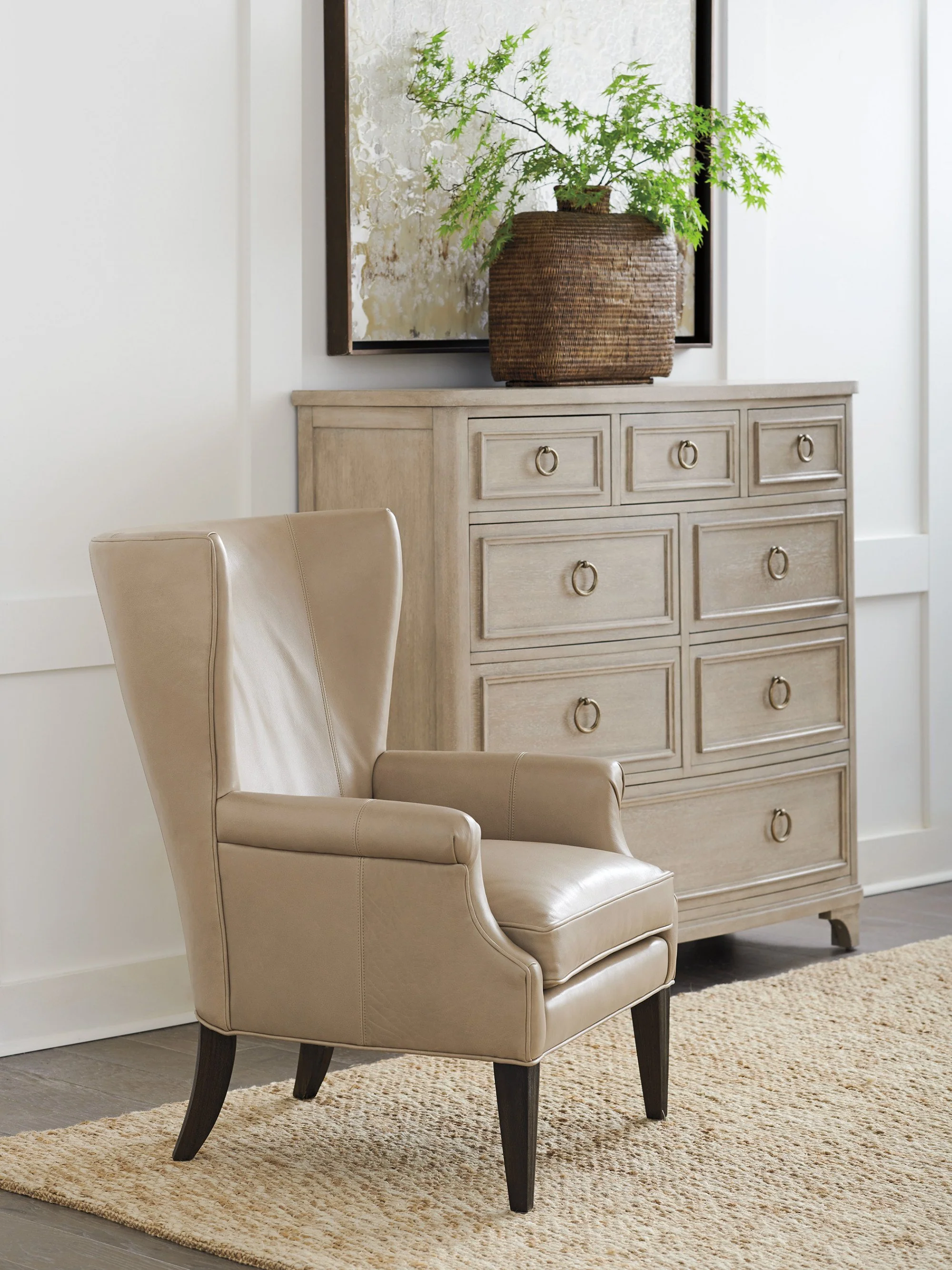 Barclay Butera Upholstery Newton Wing Chair - Image 5