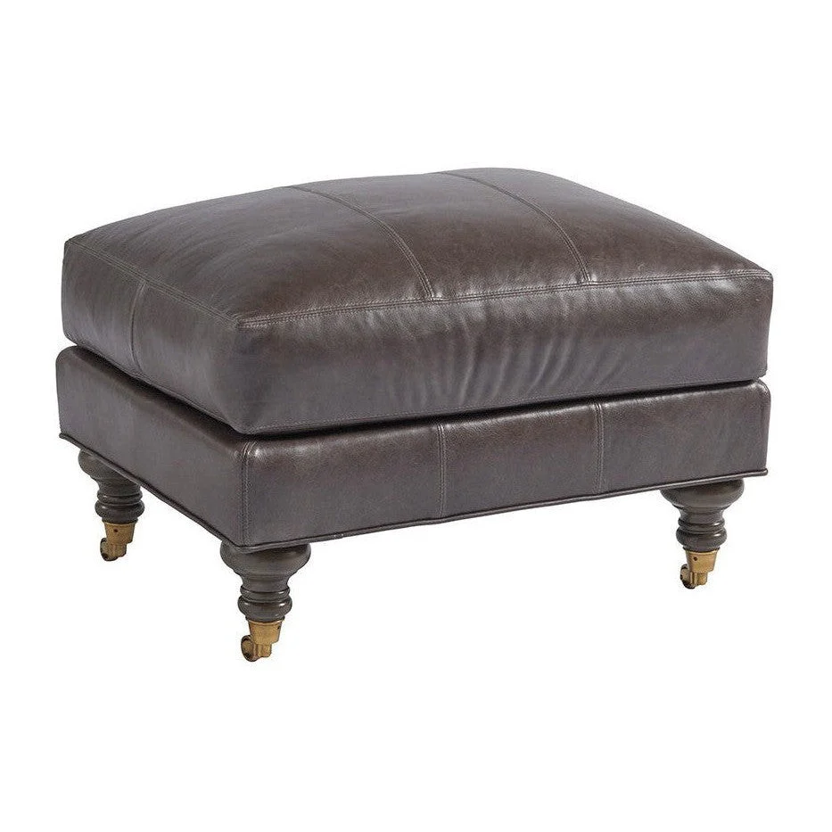 Barclay Butera Upholstery Oxford Ottoman - 27.5 Inch - Image 2