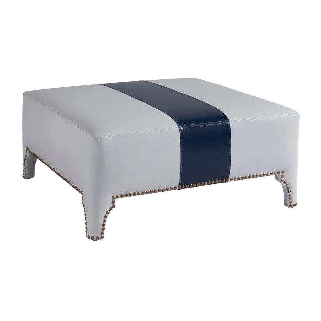 Barclay Butera Upholstery Sheffield Cocktail Ottoman - 43 Inch - Image 4