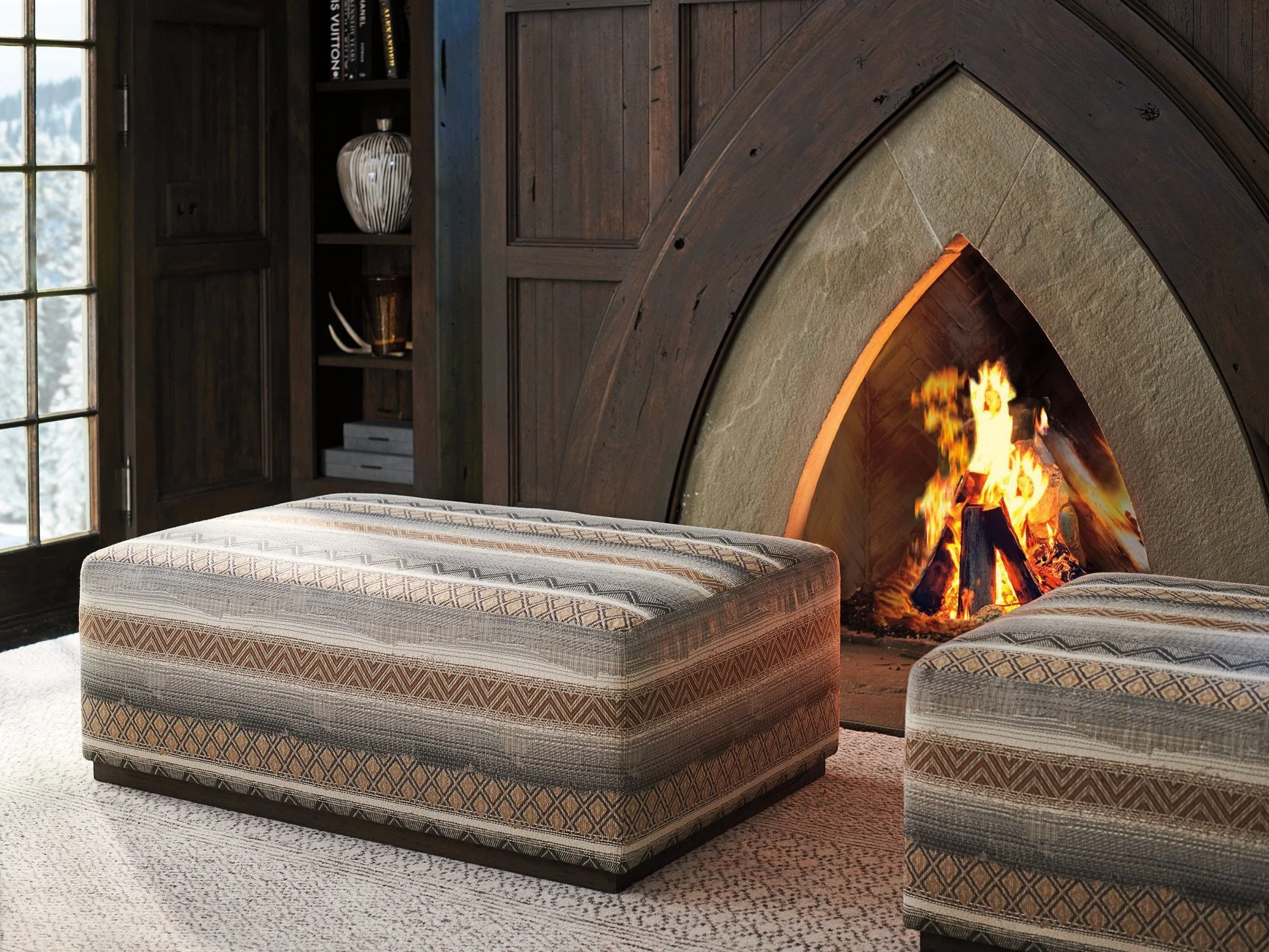 Barclay Butera Upholstery Sterling Ottoman - Image 2